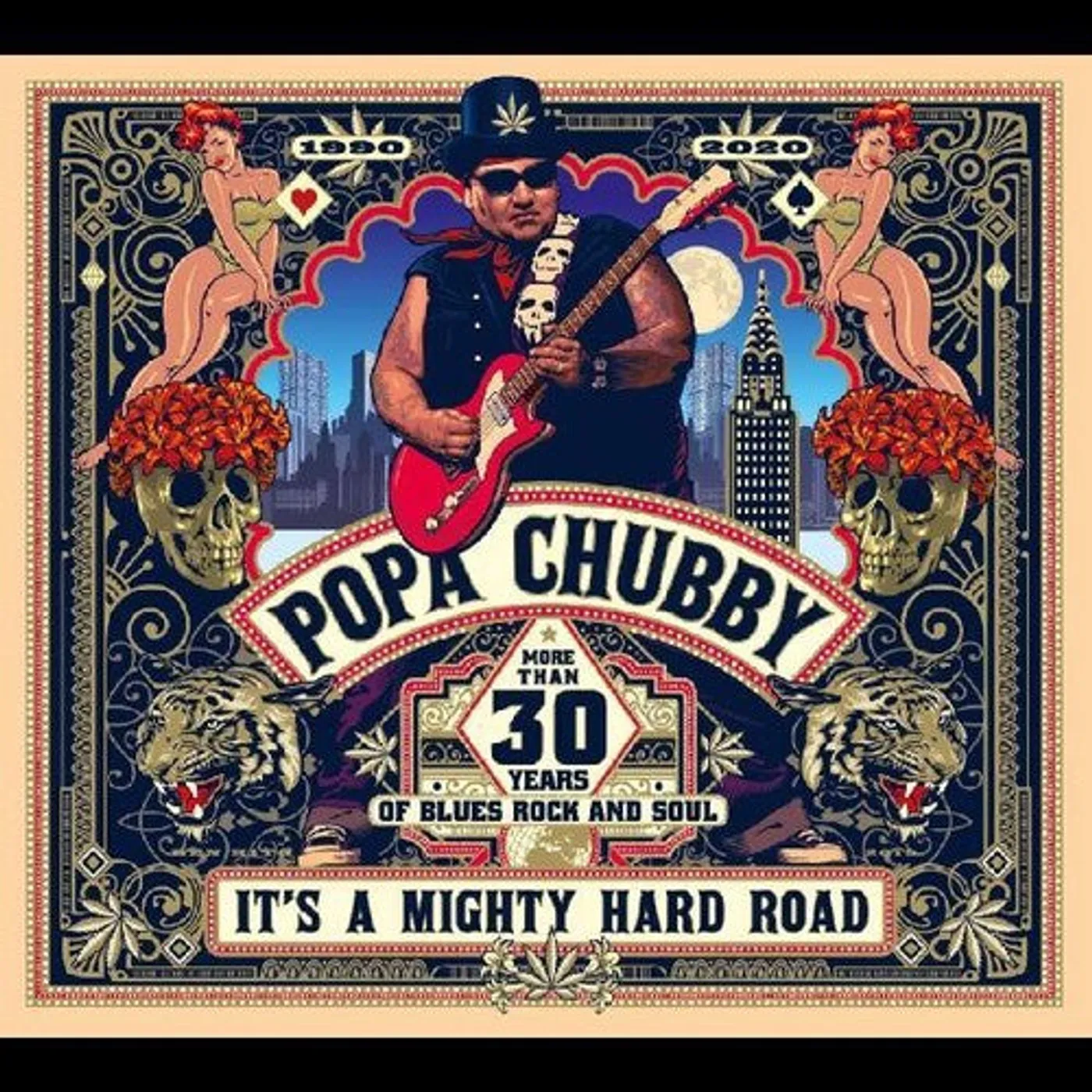 Popa Chubby LP Vinyl - Its A Mighty Hard Road
