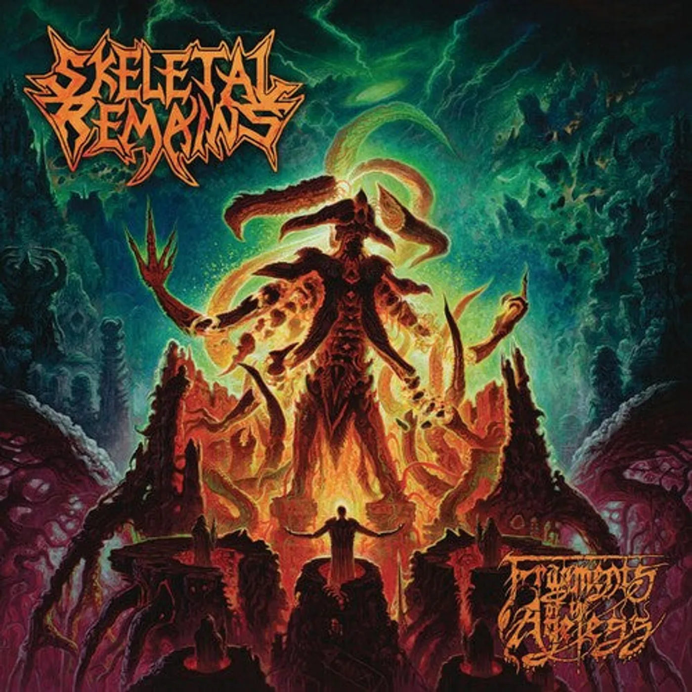 Skeletal Remains LP Vinyl - Fragments Of The Ageless (Cvnl) (Gate Fold) (Grn) (Ltd)