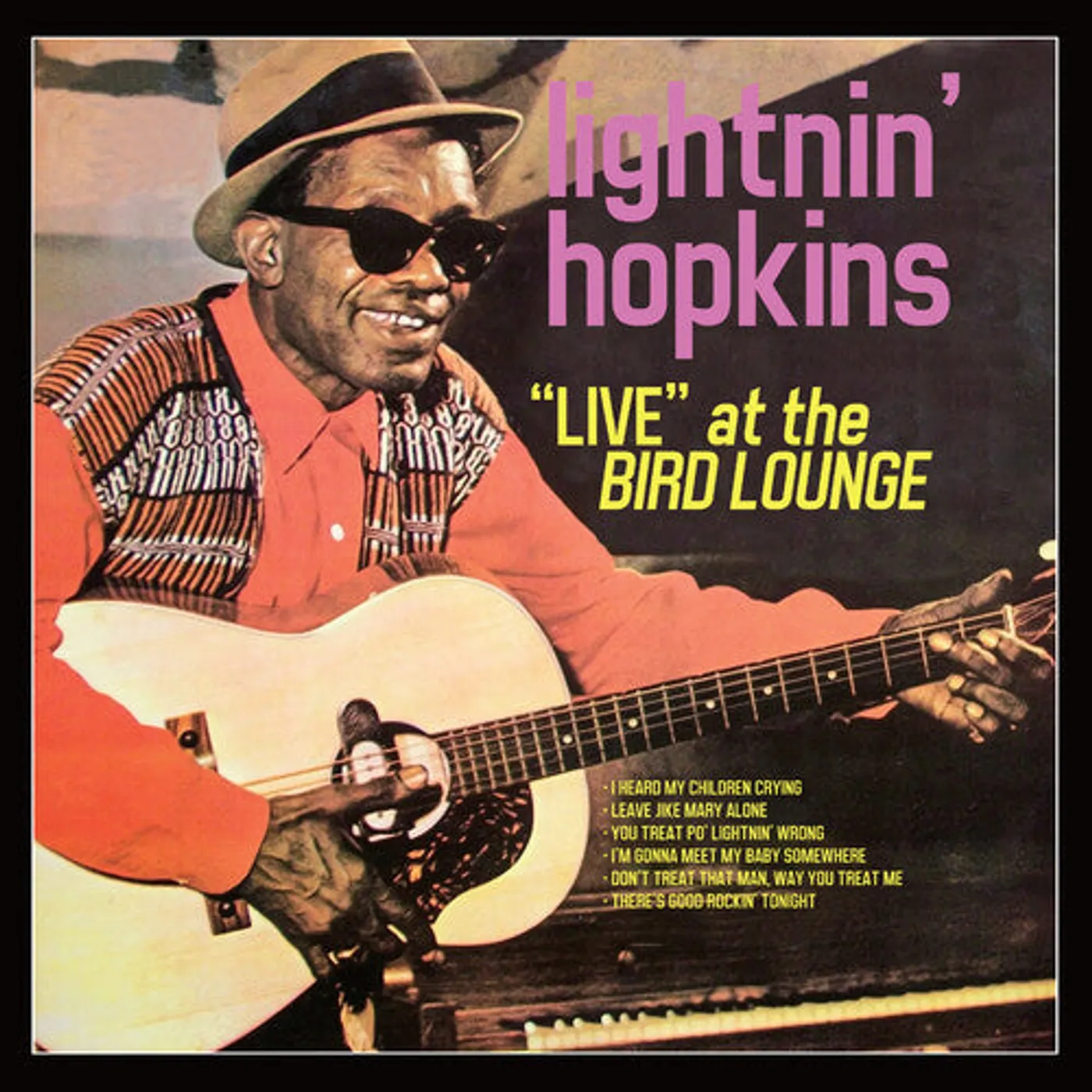 Lightnin' Hopkins LP Vinyl - At The Bird Lounge (Coloured Vinyl) (Red)