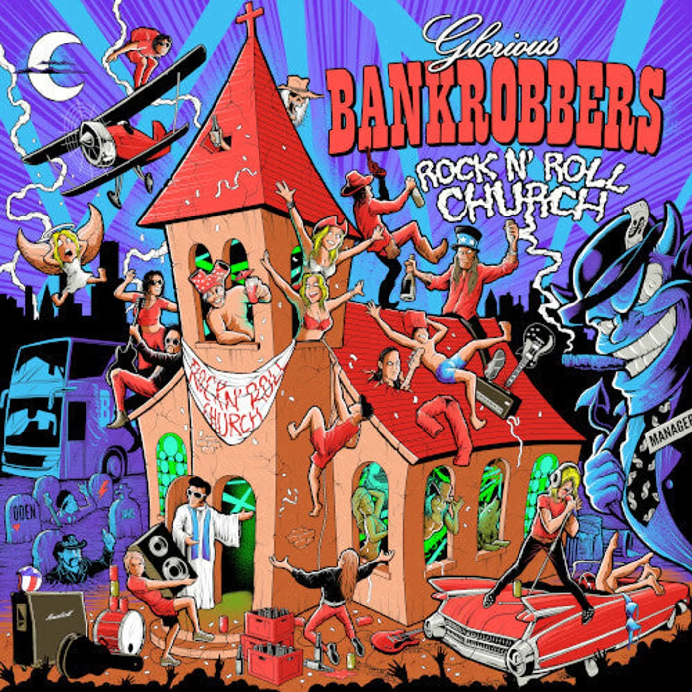 Glorious Bankrobbers LP Vinyl - Rock N Roll Church