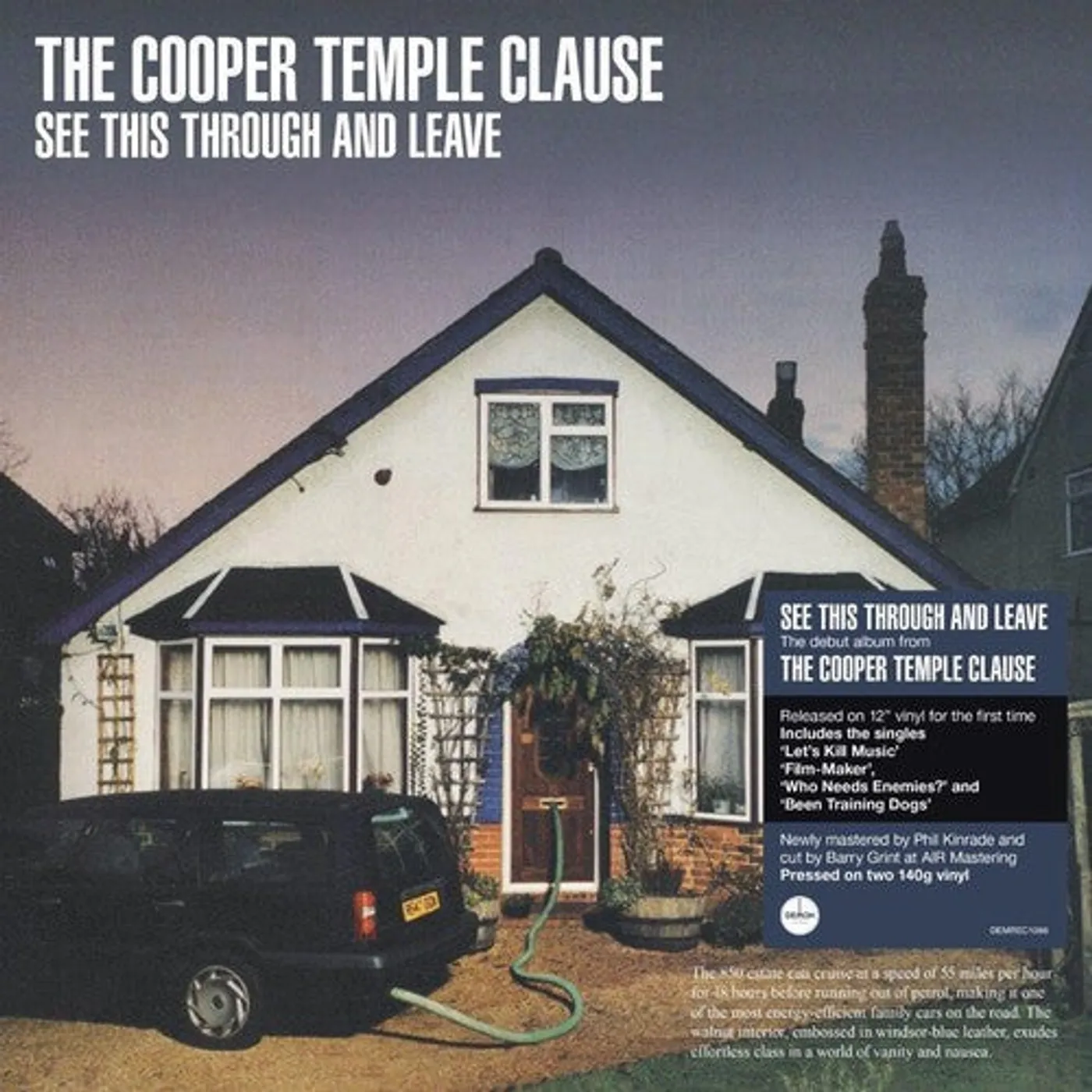 The Cooper Temple Clause LP Vinyl - See This Through & Leave (Blk) (Ofgv) (Uk)