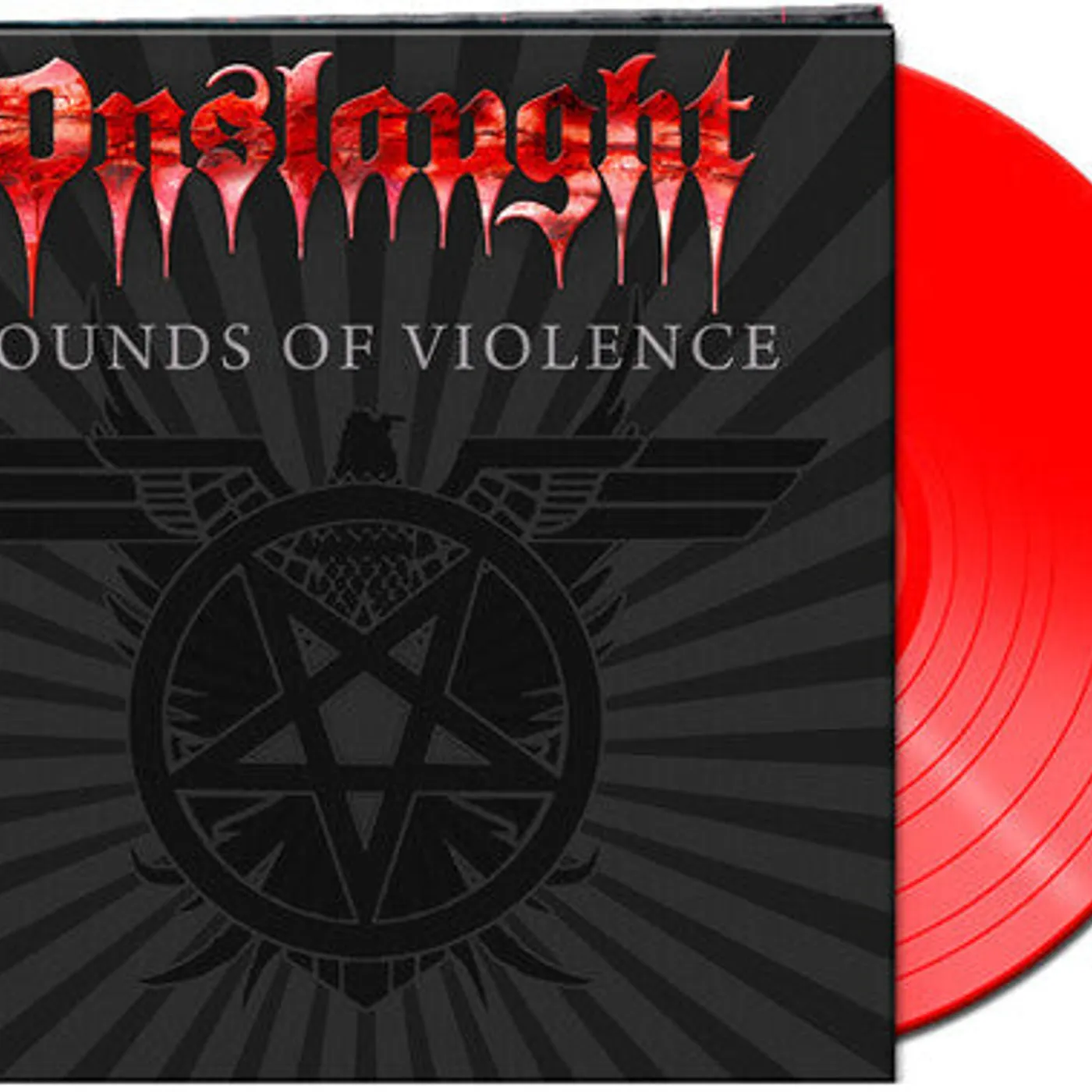 Onslaught LP Vinyl - Sounds Of Violence - Red (Coloured Vinyl) (Gate Fold) (Red)