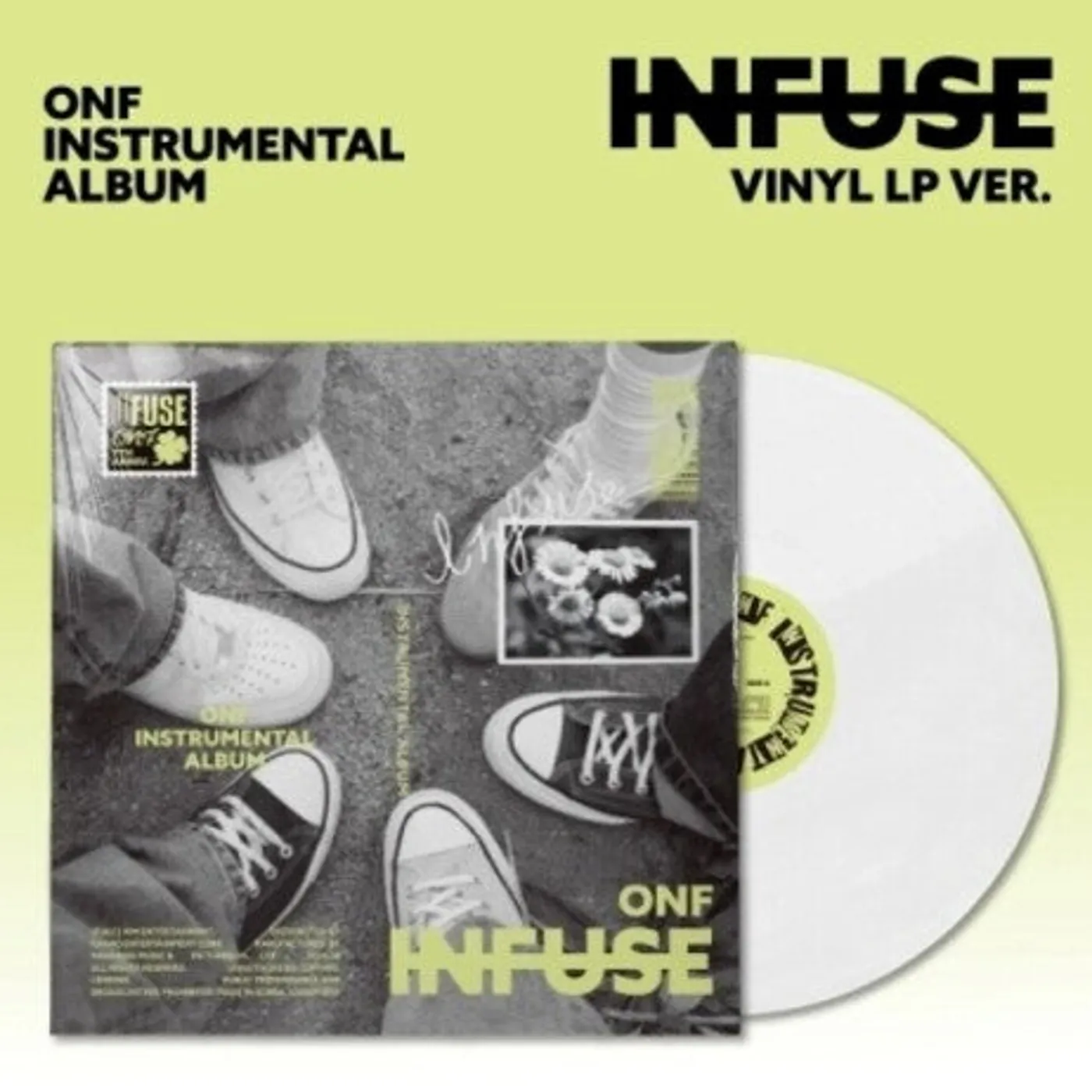 Onf LP Vinyl - Infuse - Instrumental Album (Pcrd) (Phob) (Phot)
