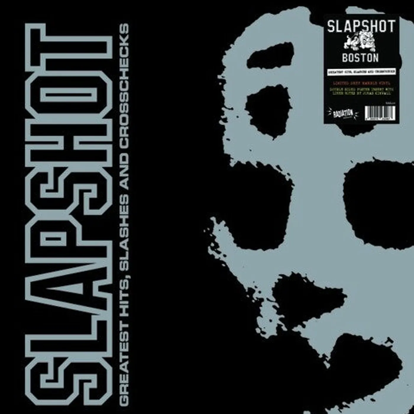 Slapshot LP Vinyl - Greatest Hits Slashes & Crosschecks