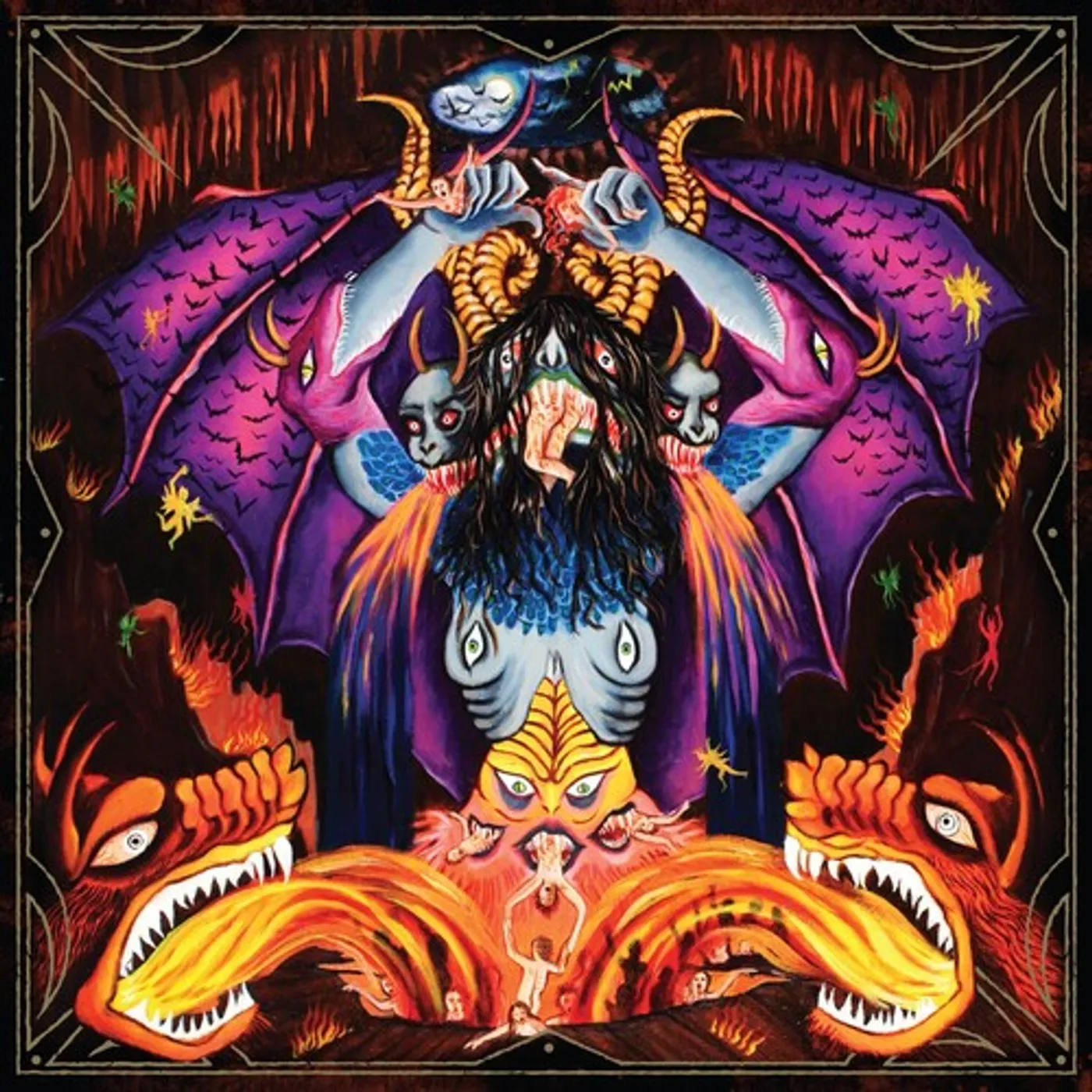 Devil Master LP Vinyl - Satan Spits On Children Of Light (Blue) (Coloured Vinyl)