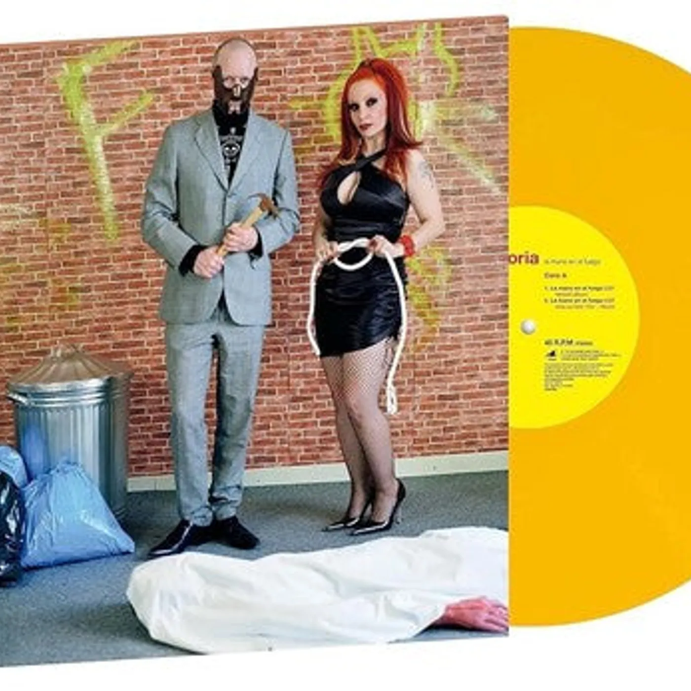 Fangoria LP Vinyl - La Mano En El Fuego Single (Spa)