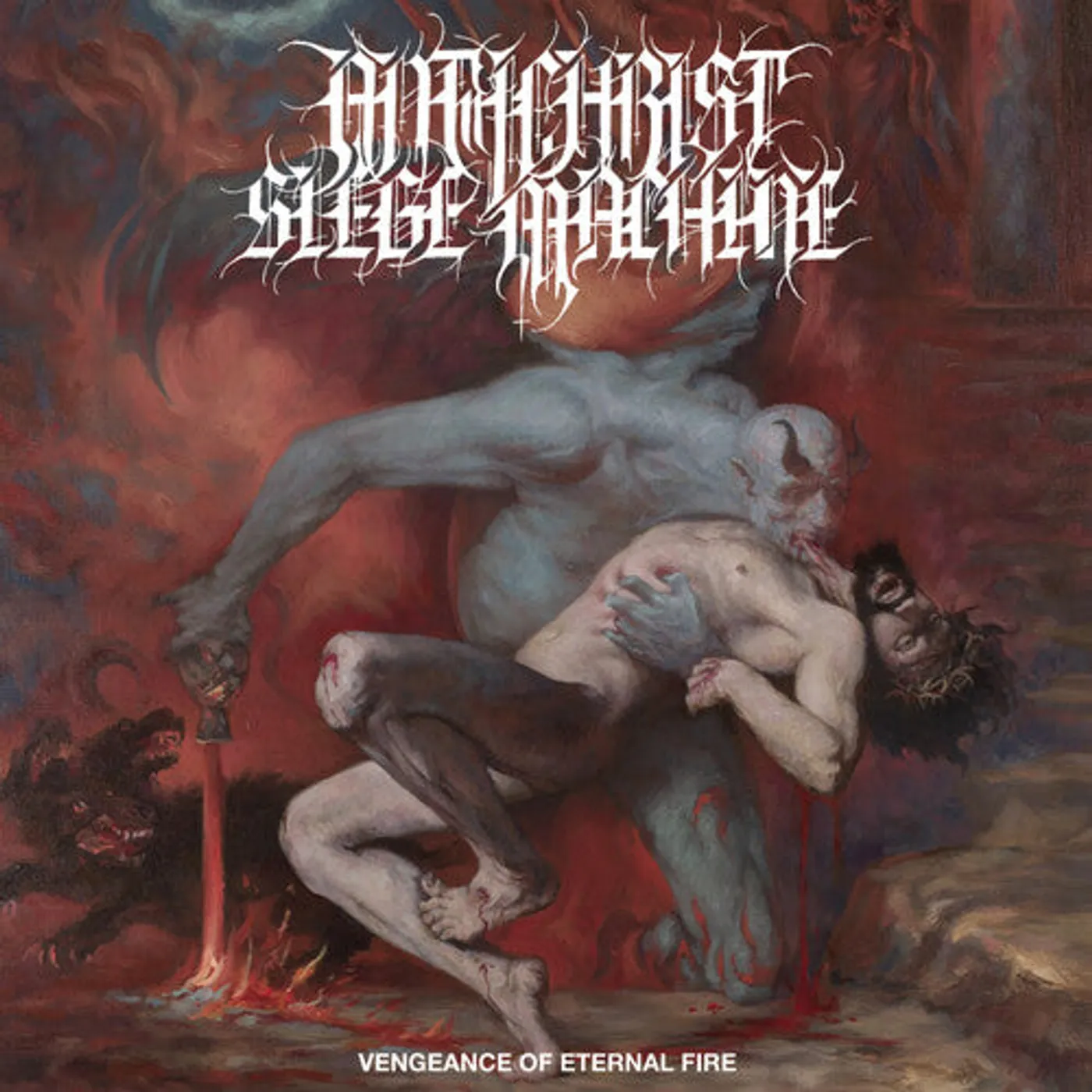 Antichrist Siege Machine LP Vinyl - Vengeance Of Eternal Fire (Blk) (Cvnl) (Ltd)