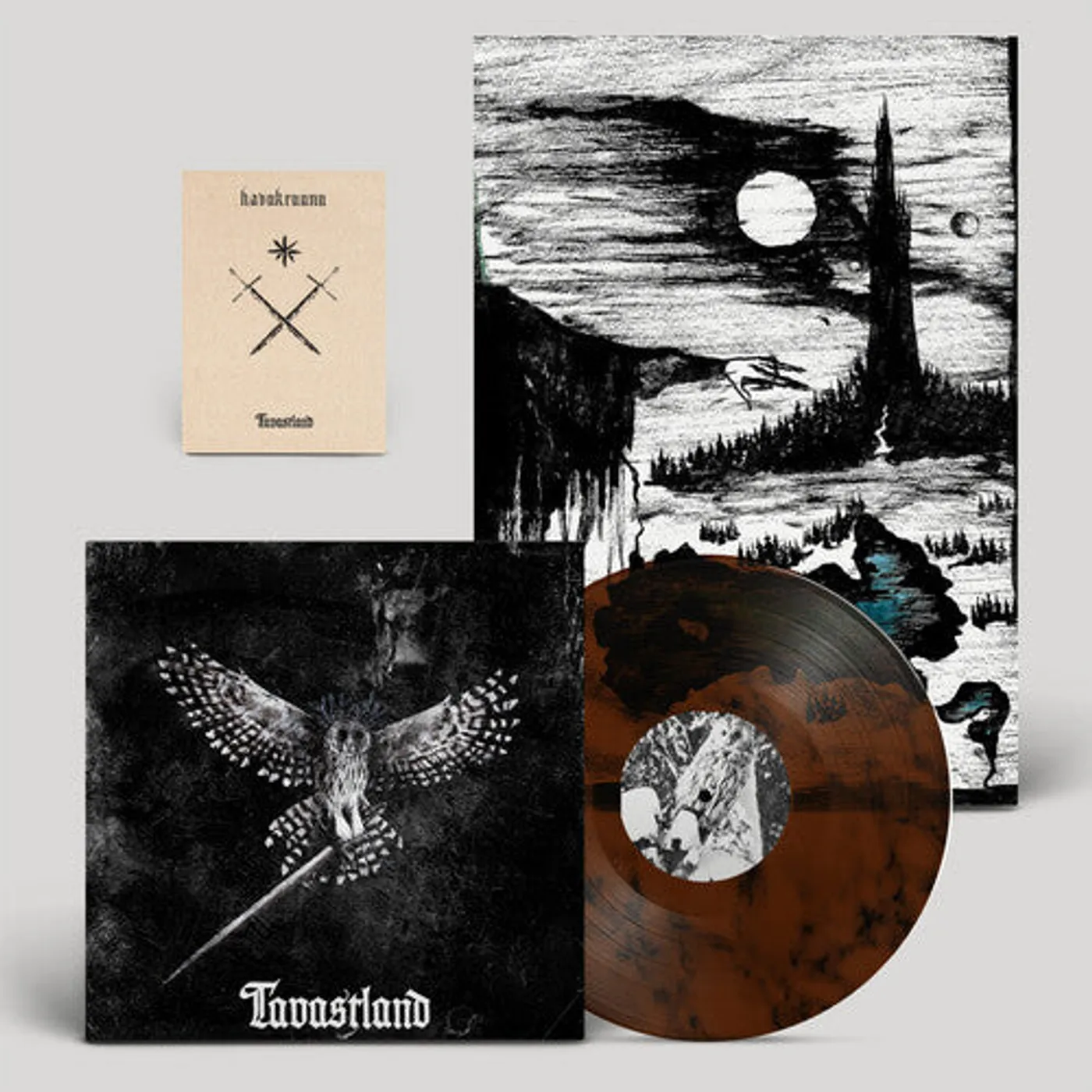 Havukruunu LP Vinyl - Tavastland (Ambr) (Blk) (Coloured Vinyl) (Ltd) (Post) (Wb)