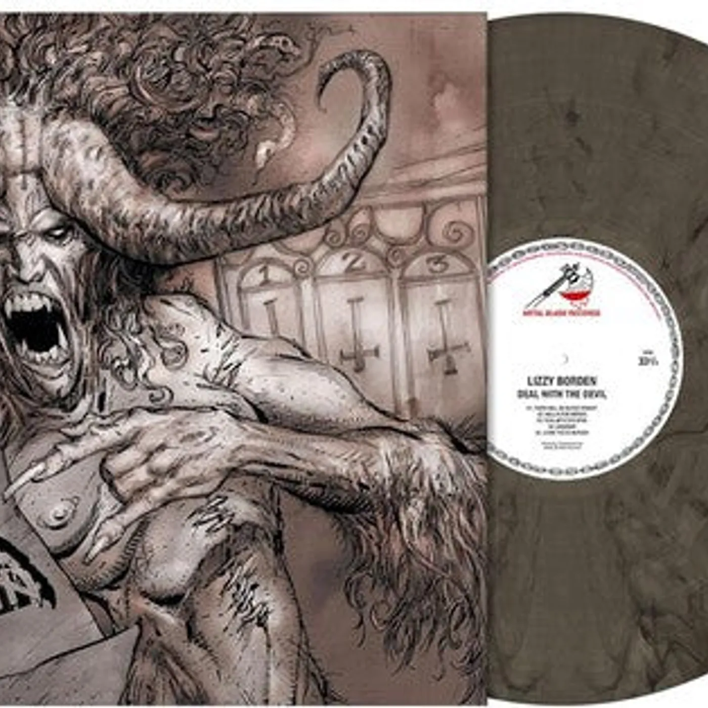 Lizzy Borden LP Vinyl - Deal With The Devil (Cvnl) (Gry)