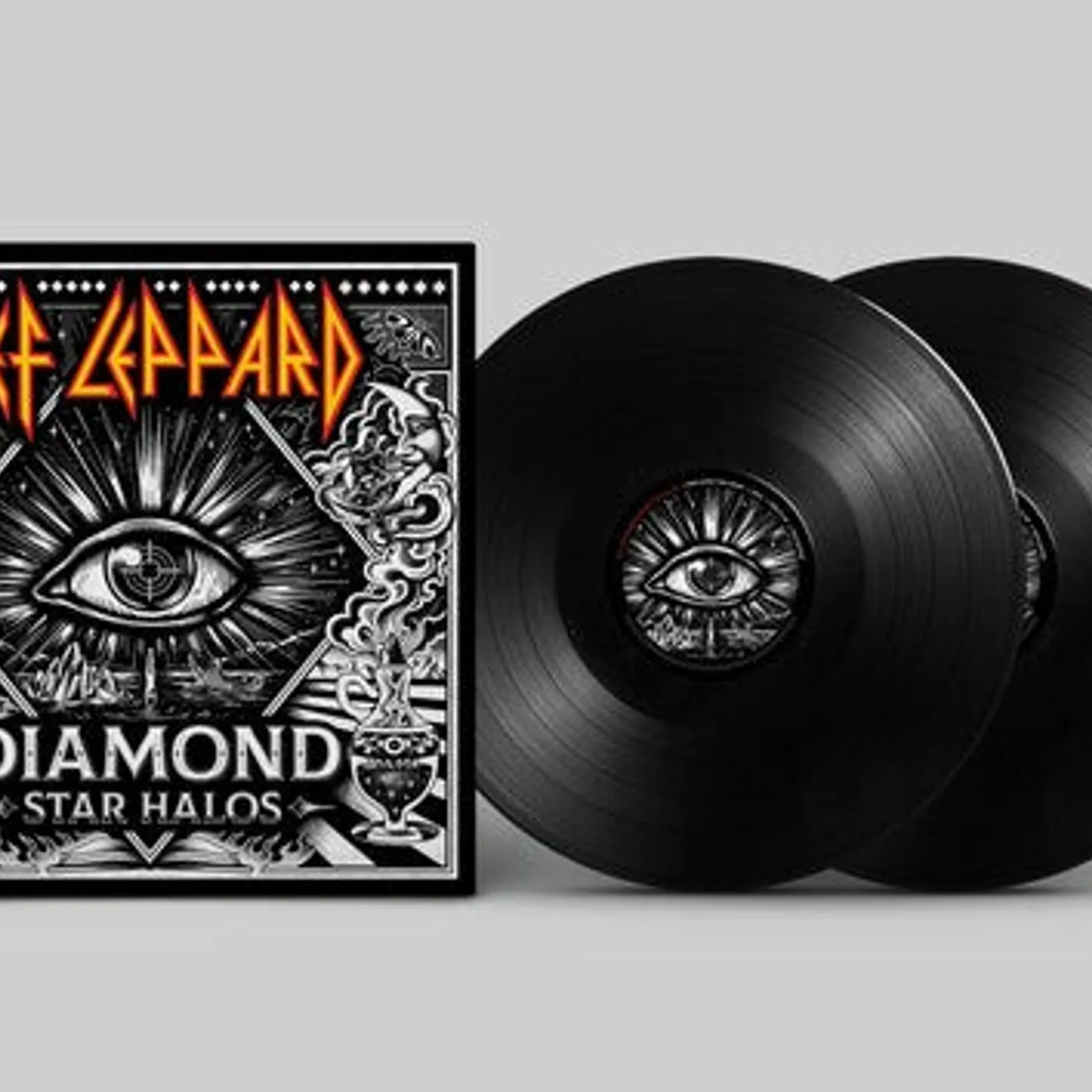 Def Leppard LP Vinyl - Diamond Star Halos