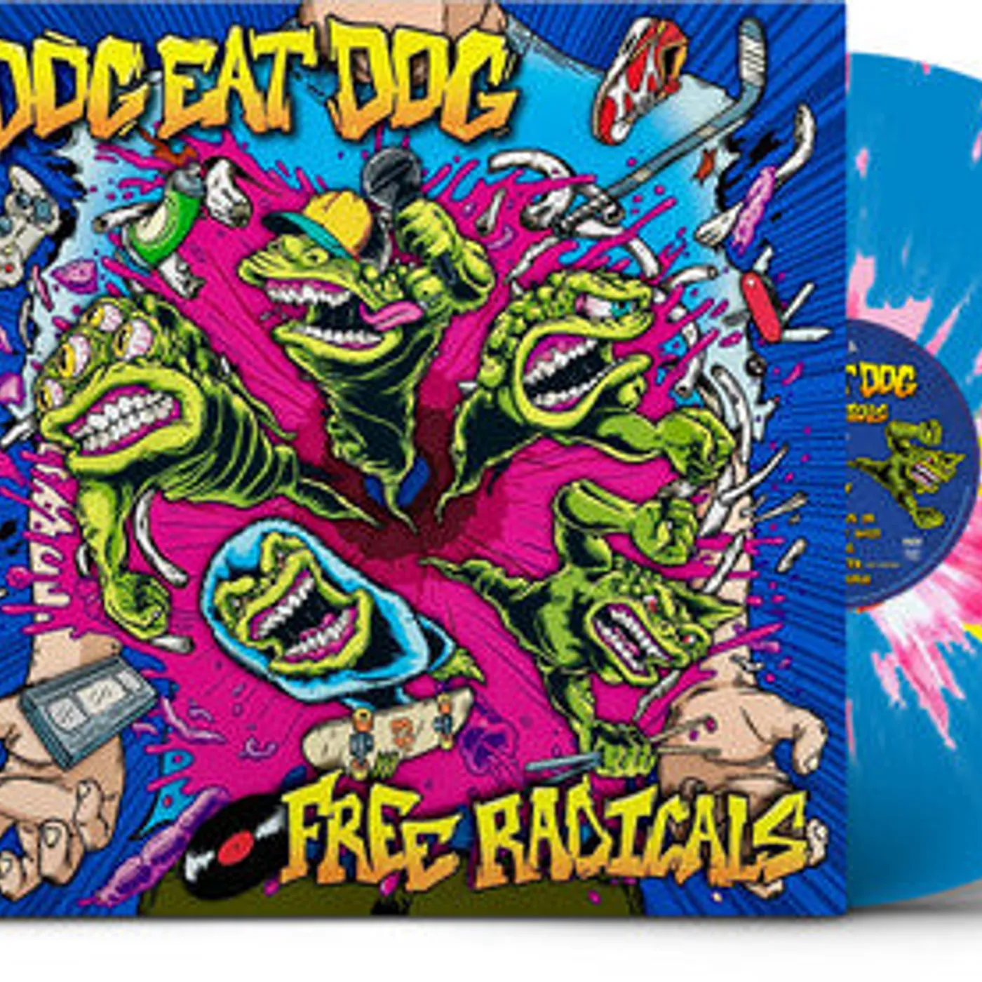 Dog Eat Dog LP Vinyl - Free Radicals - Splatter (Coloured Vinyl) (Ltd) (Spla)