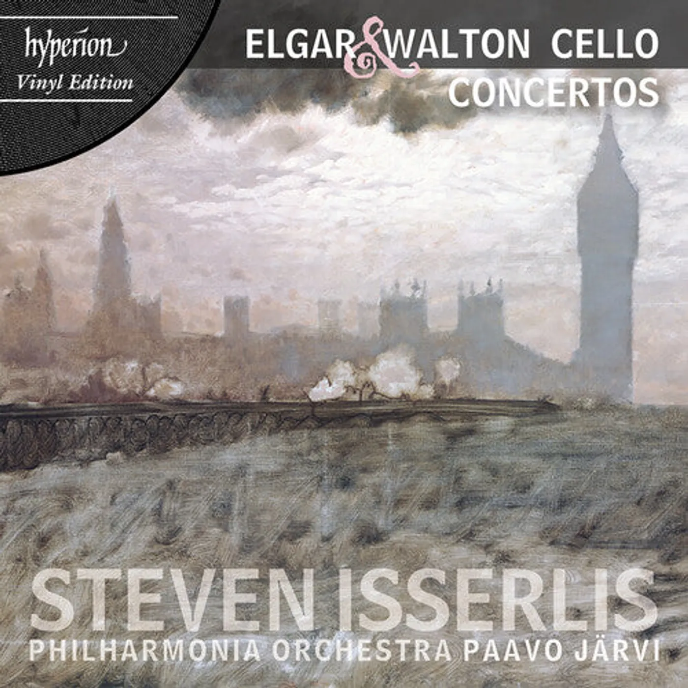 Steven Isserlis LP Vinyl - Elgar & Walton: Cello Concertos (Reis)