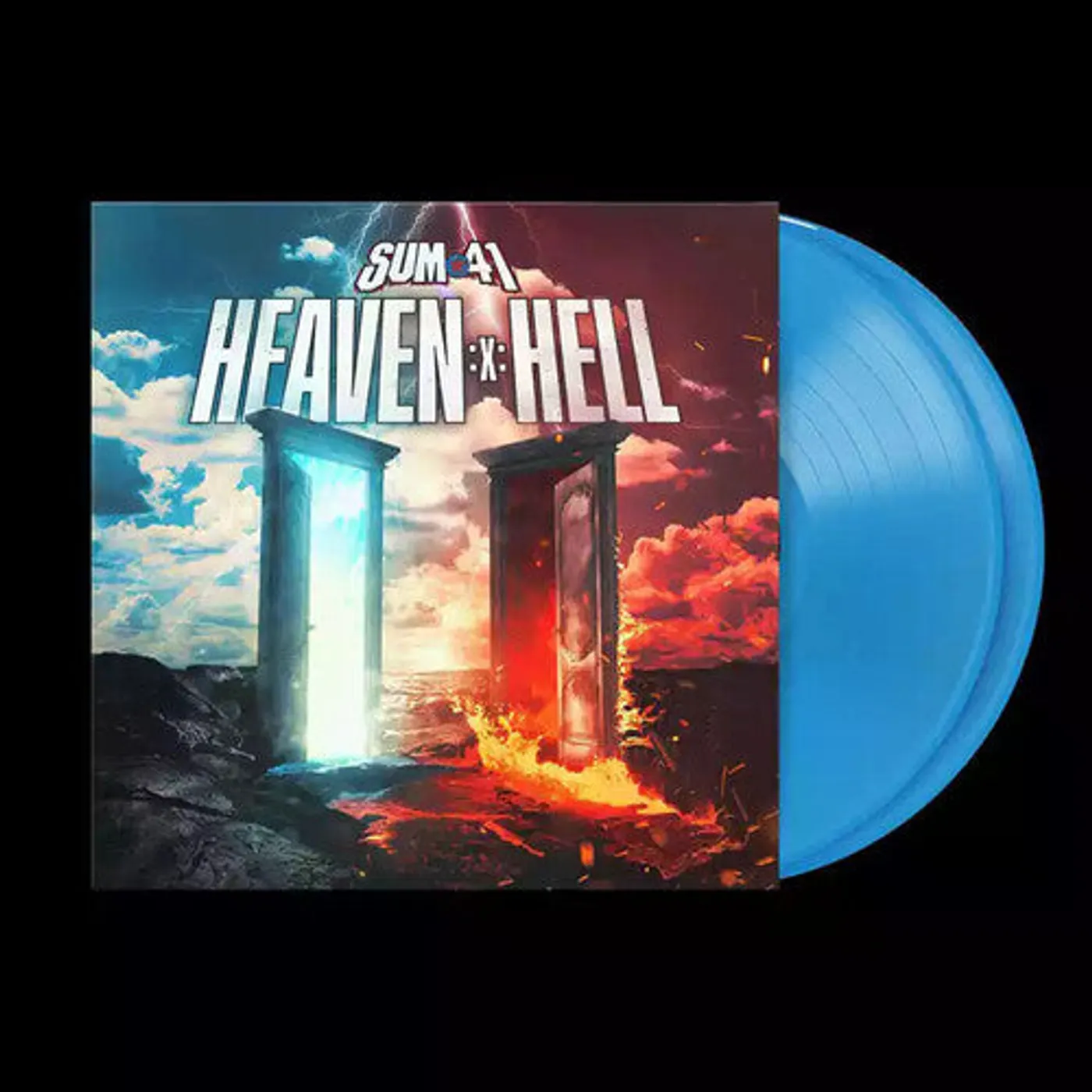 Sum 41 LP Vinyl - Heaven :X: Hell (Blue) (Coloured Vinyl) (Uk)
