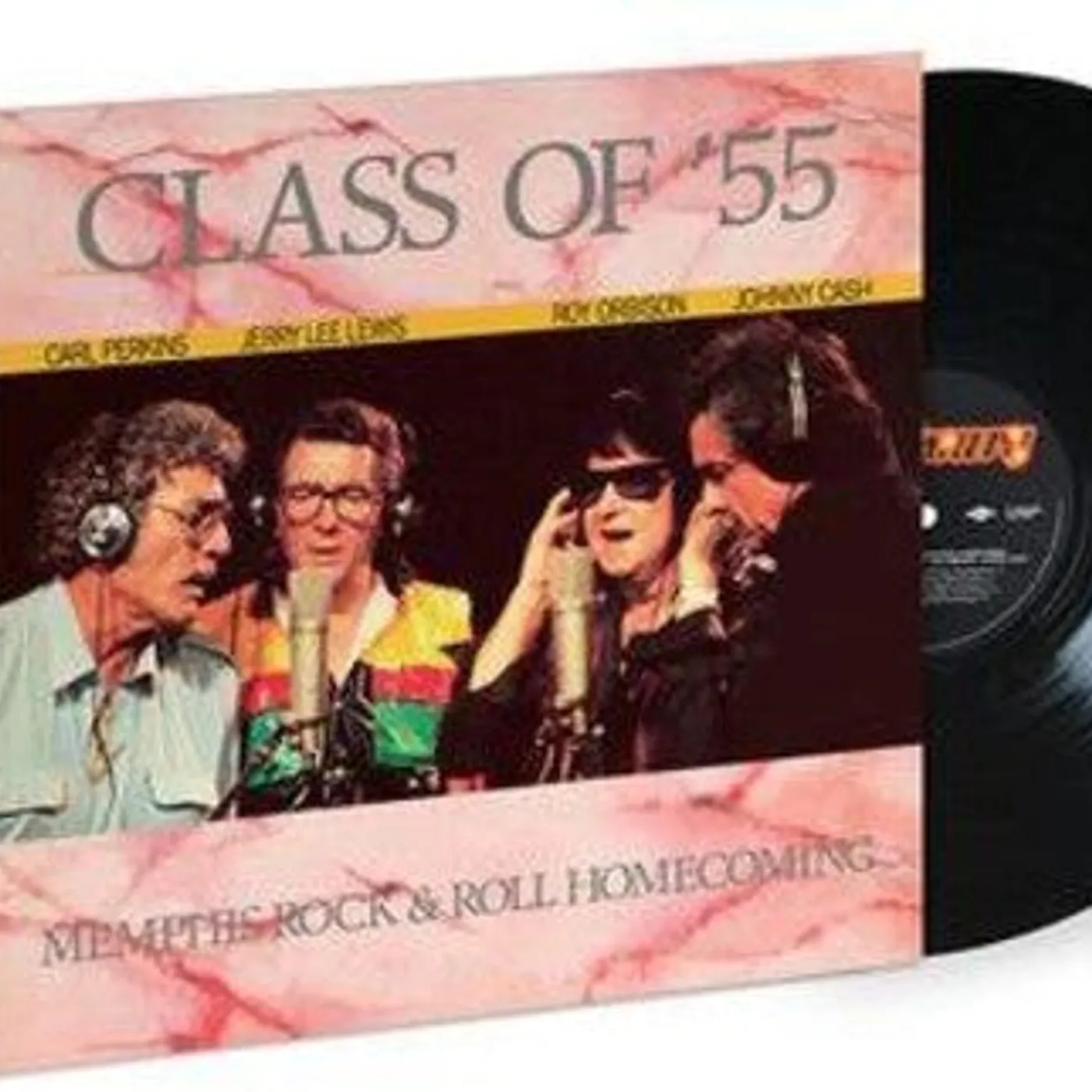 Johnny Cash LP Vinyl - Class Of 55: Memphis Rock & Roll Homecoming (1986)