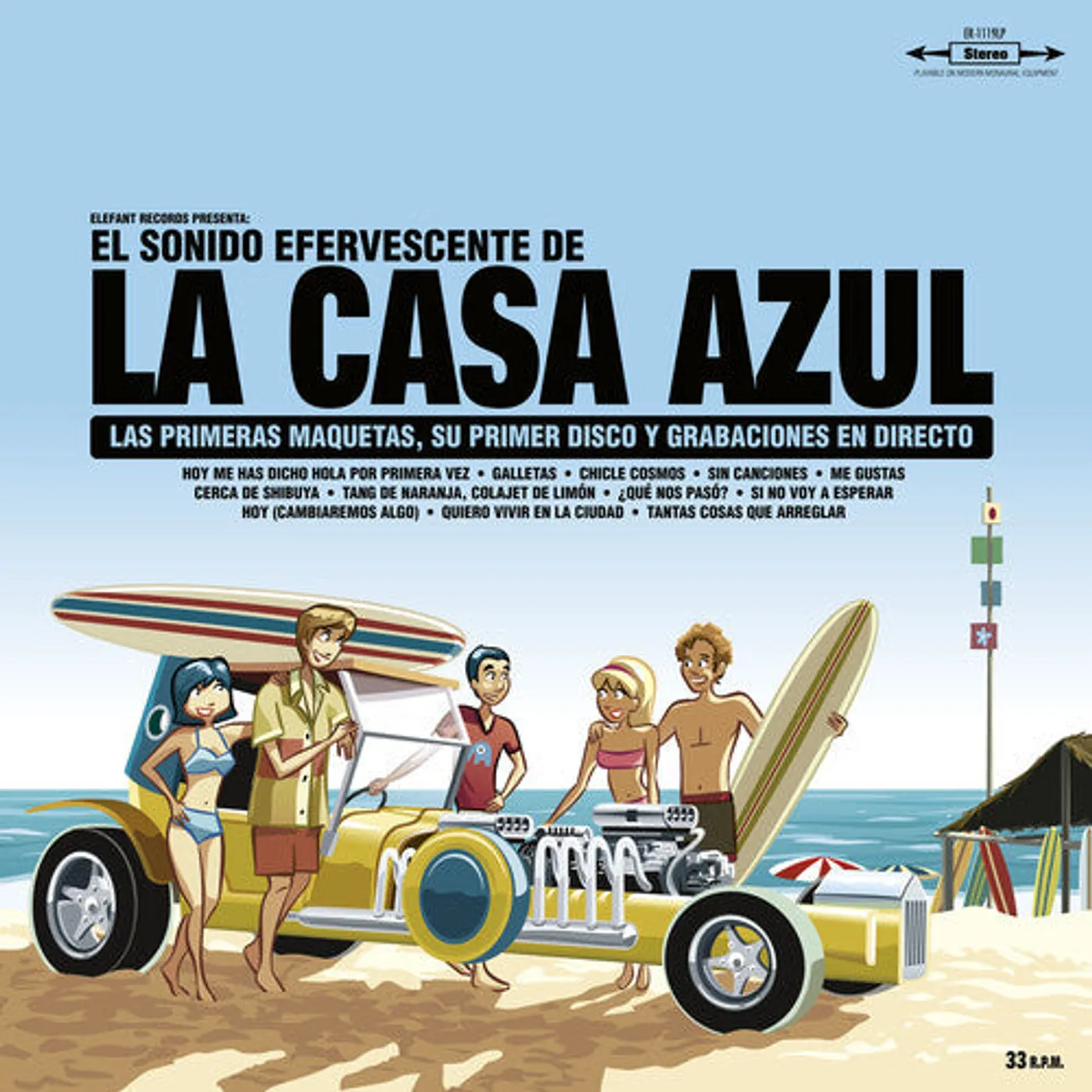 La Casa Azul LP Vinyl - El Sonido Efervescente De La Casa Azul (Blue)
