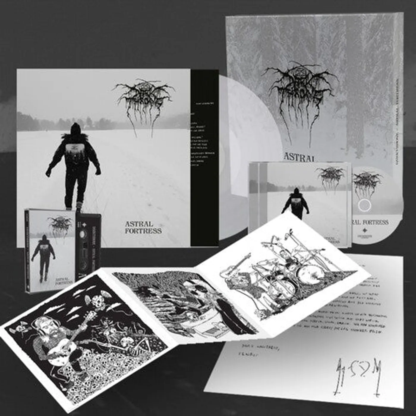 Darkthrone LP Vinyl - Astral Fortress (W/Cd) (W/Cassette) (Dlx) (Ofgv)