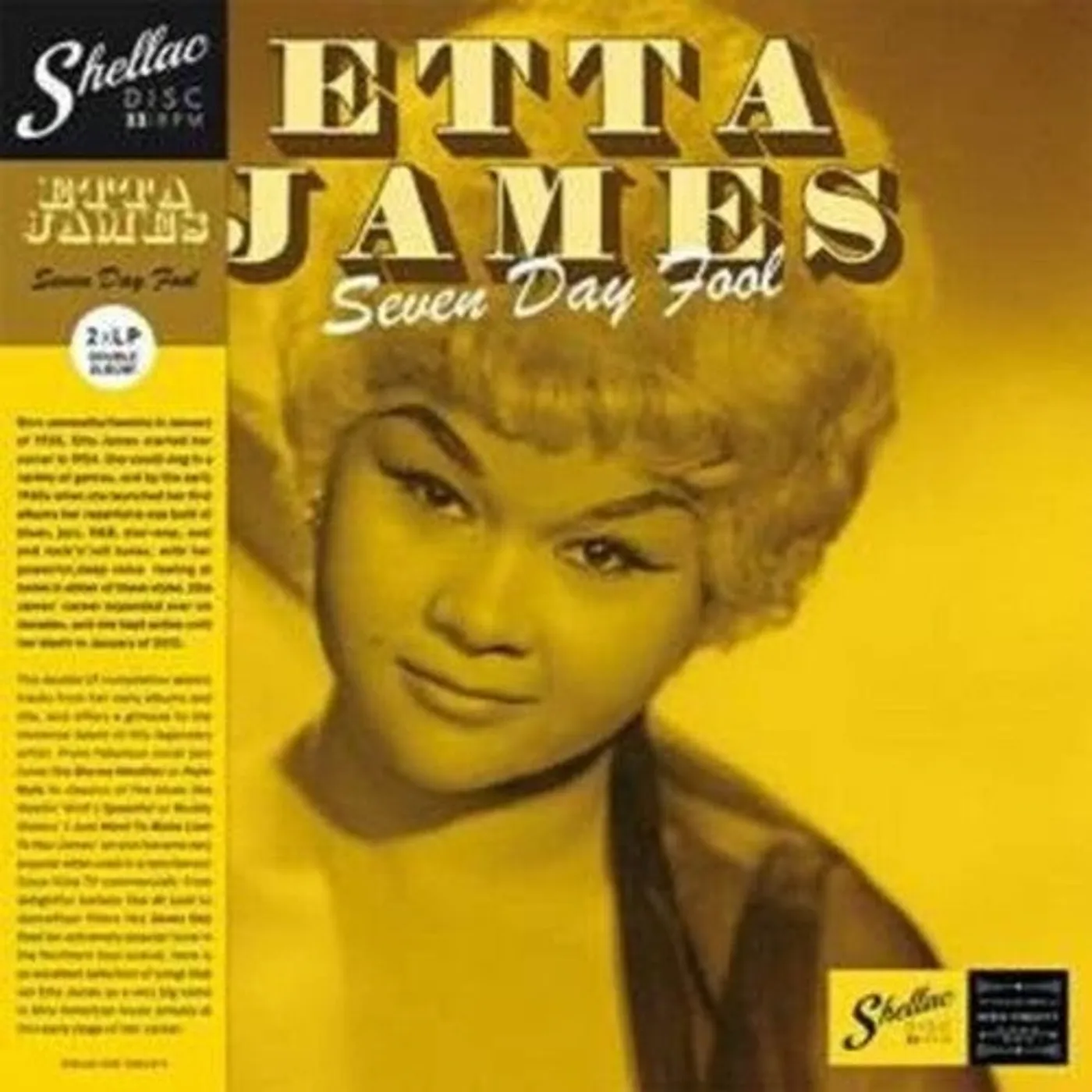 Etta James LP Vinyl - Seven Day Fool (Spa)
