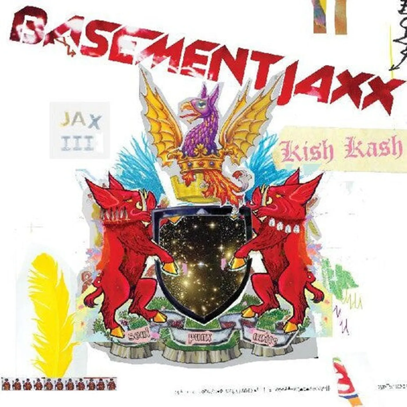 Basement Jaxx LP Vinyl - Kish Kash (Coloured Vinyl) (Red) (Wht)