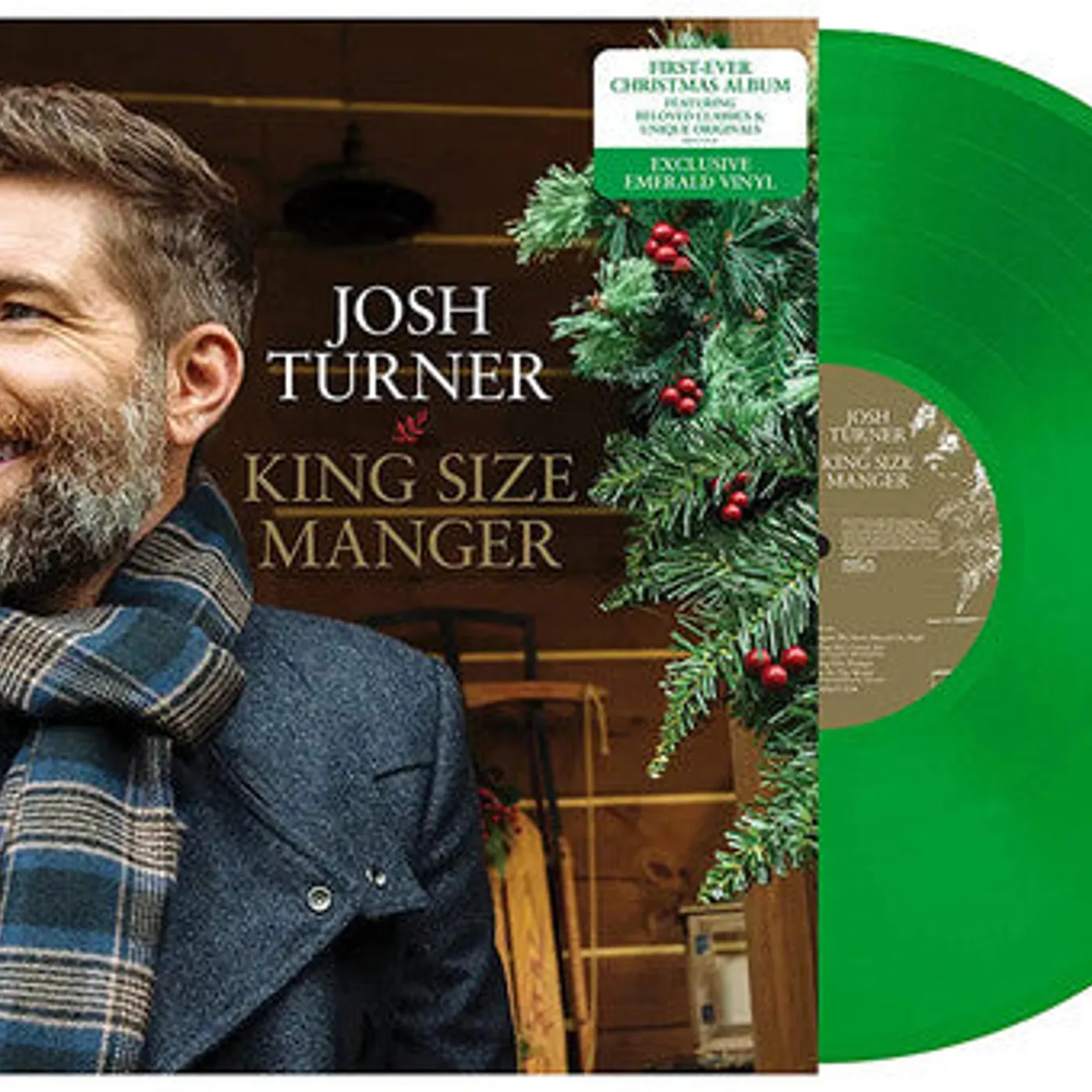 Josh Turner LP Vinyl - King Size Manger (Coloured Vinyl) (Grn)