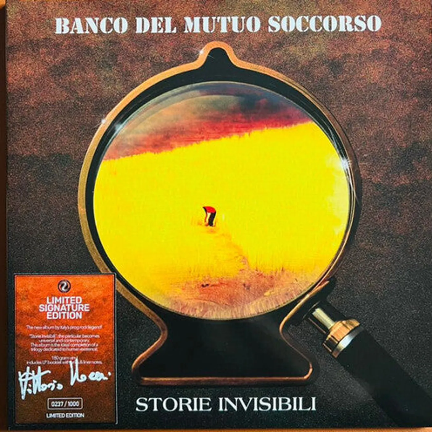 Banco Del Mutuo Soccorso LP Vinyl - Storie Invisibili (Italian Version) (Coloured Vinyl) (Ltd)