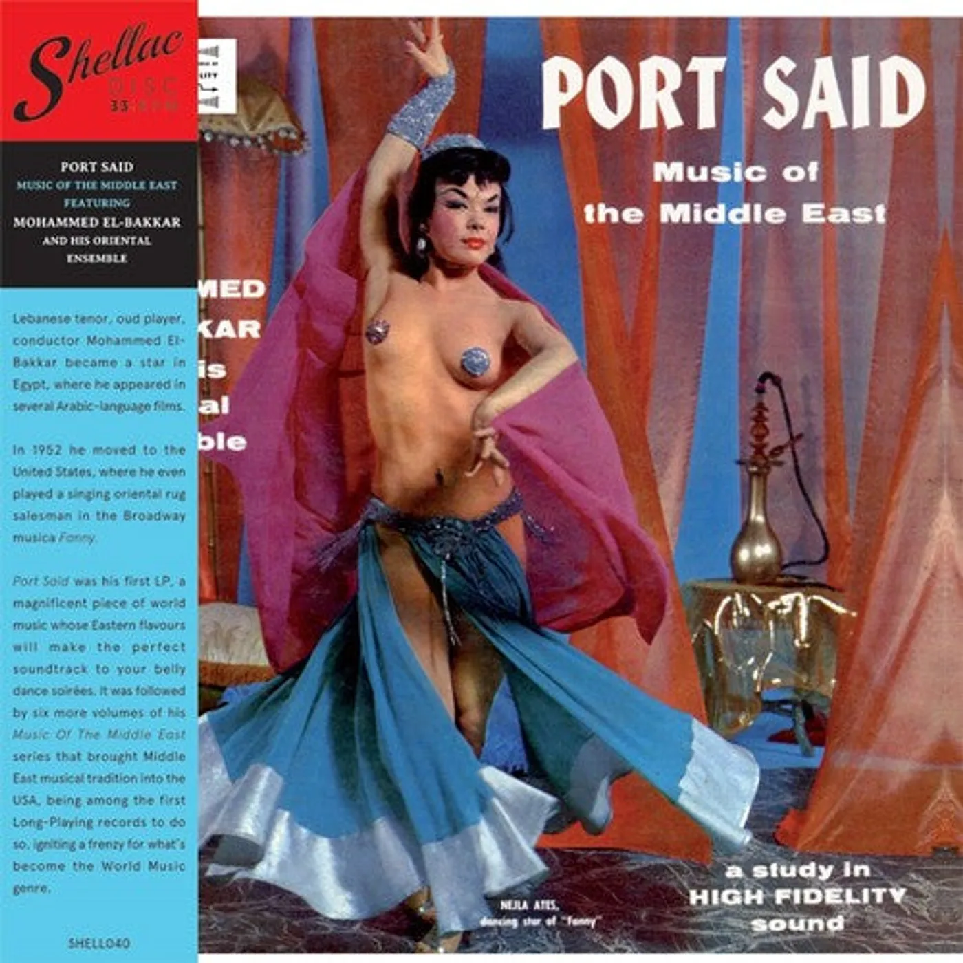 Mohammed El-Bakkar LP Vinyl - Port Said: Music Of The Middle East (Spa)