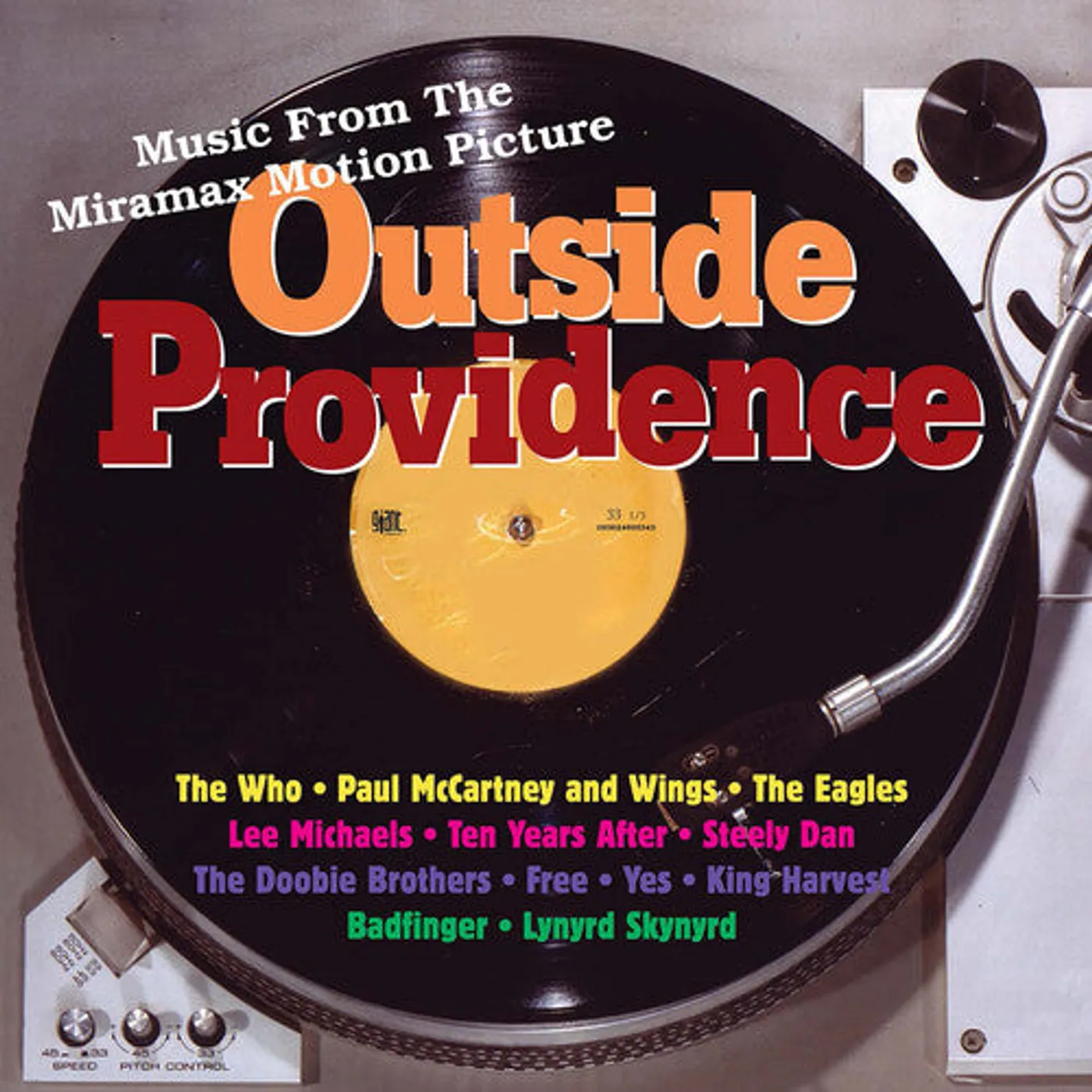 Outside Providence (Music From Miramax Motion Pic) LP Vinyl - Outside Providence (Music From Miramax Motion Pic)