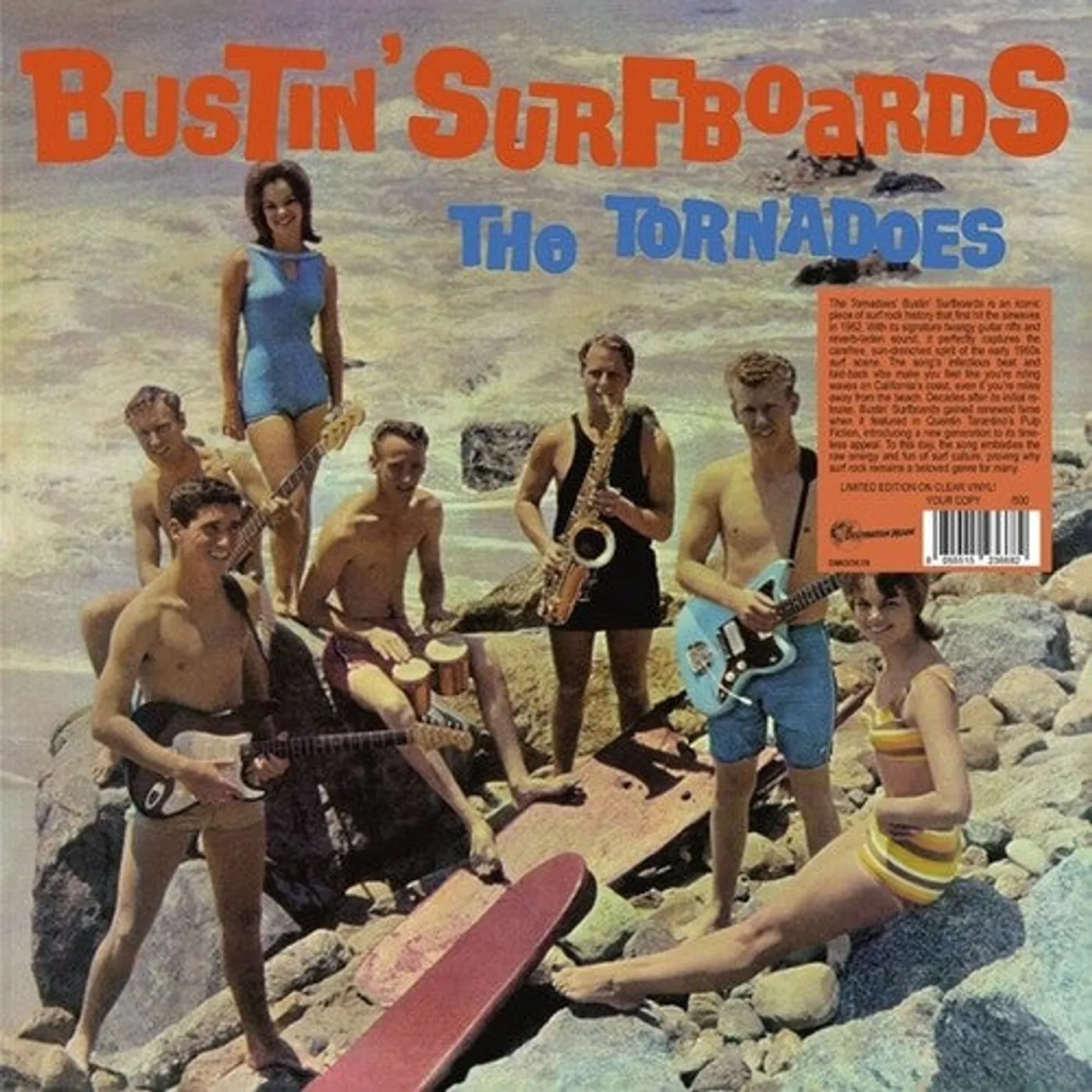 The Tornadoes LP Vinyl - Burstin' Surfboards