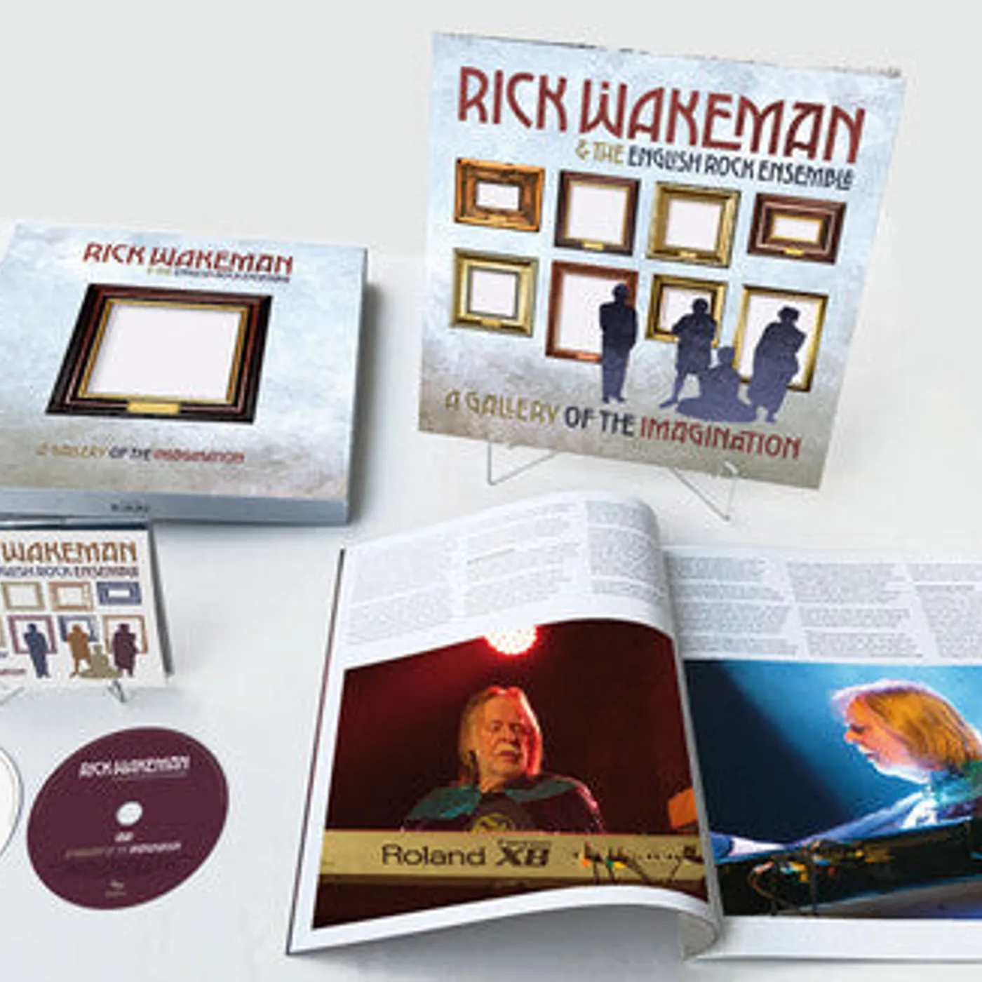 Rick Wakeman LP Vinyl - Gallery Of The Imagination (W/Book) (W/Cd) (W/Dvd)