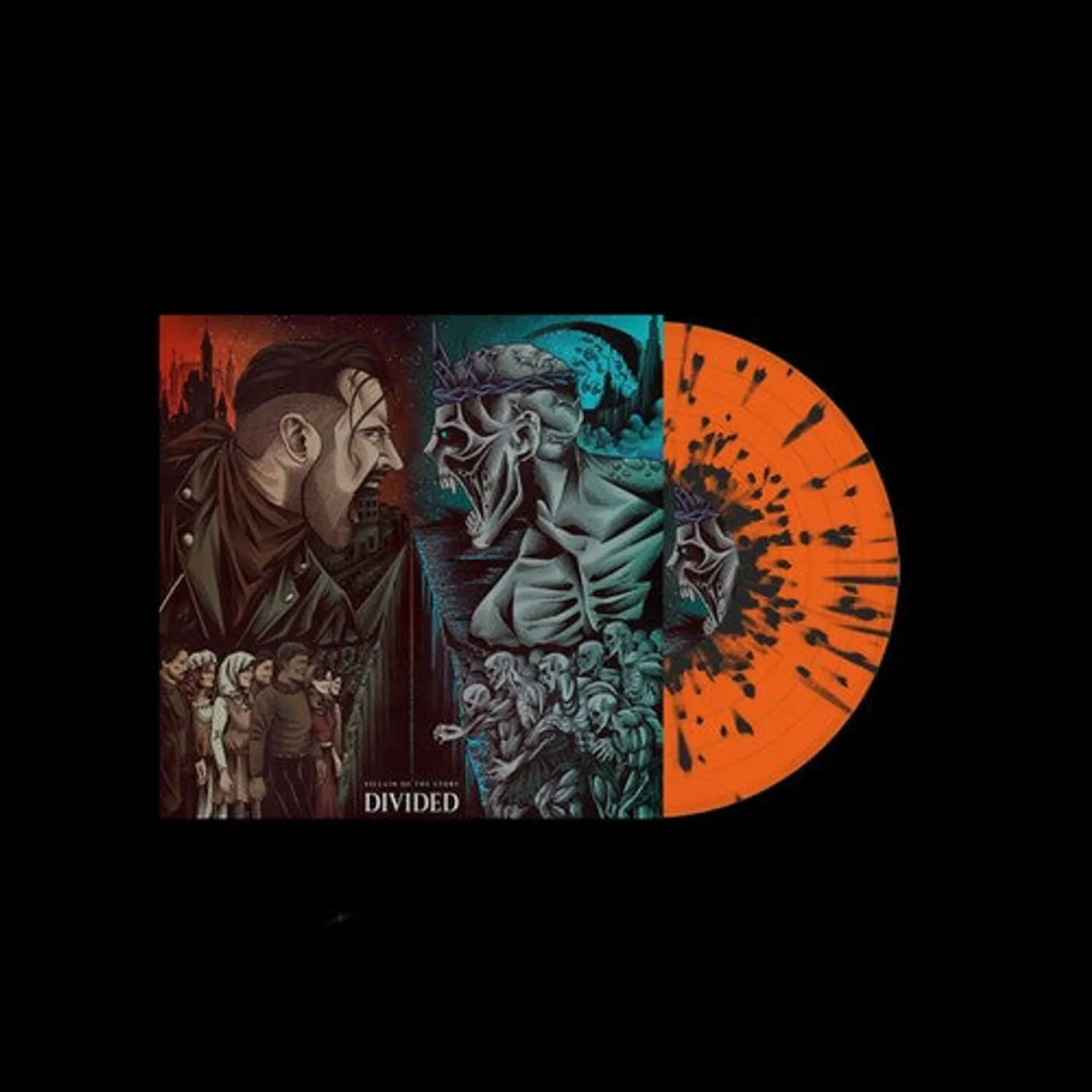 Villain Of The Story LP Vinyl - Divided - Orange/Blue Splatter (Blue) (Coloured Vinyl) (Ltd)