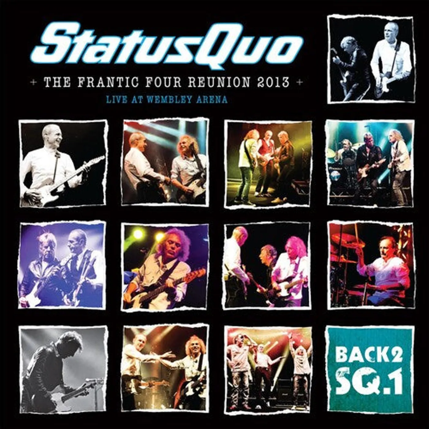 Status Quo LP Vinyl - Back2Sq1 - Frantic Four Reunion (Live At Wembley)