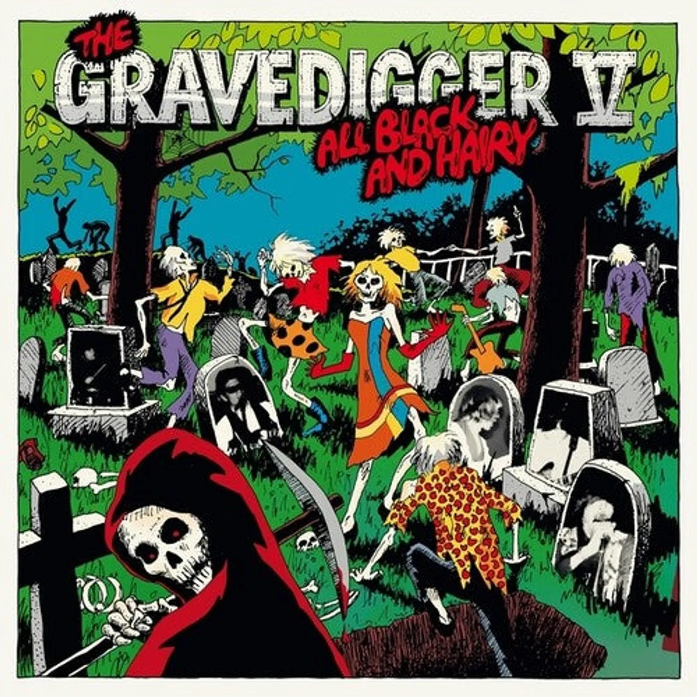 Gravedigger V LP Vinyl - All Black & Hairy