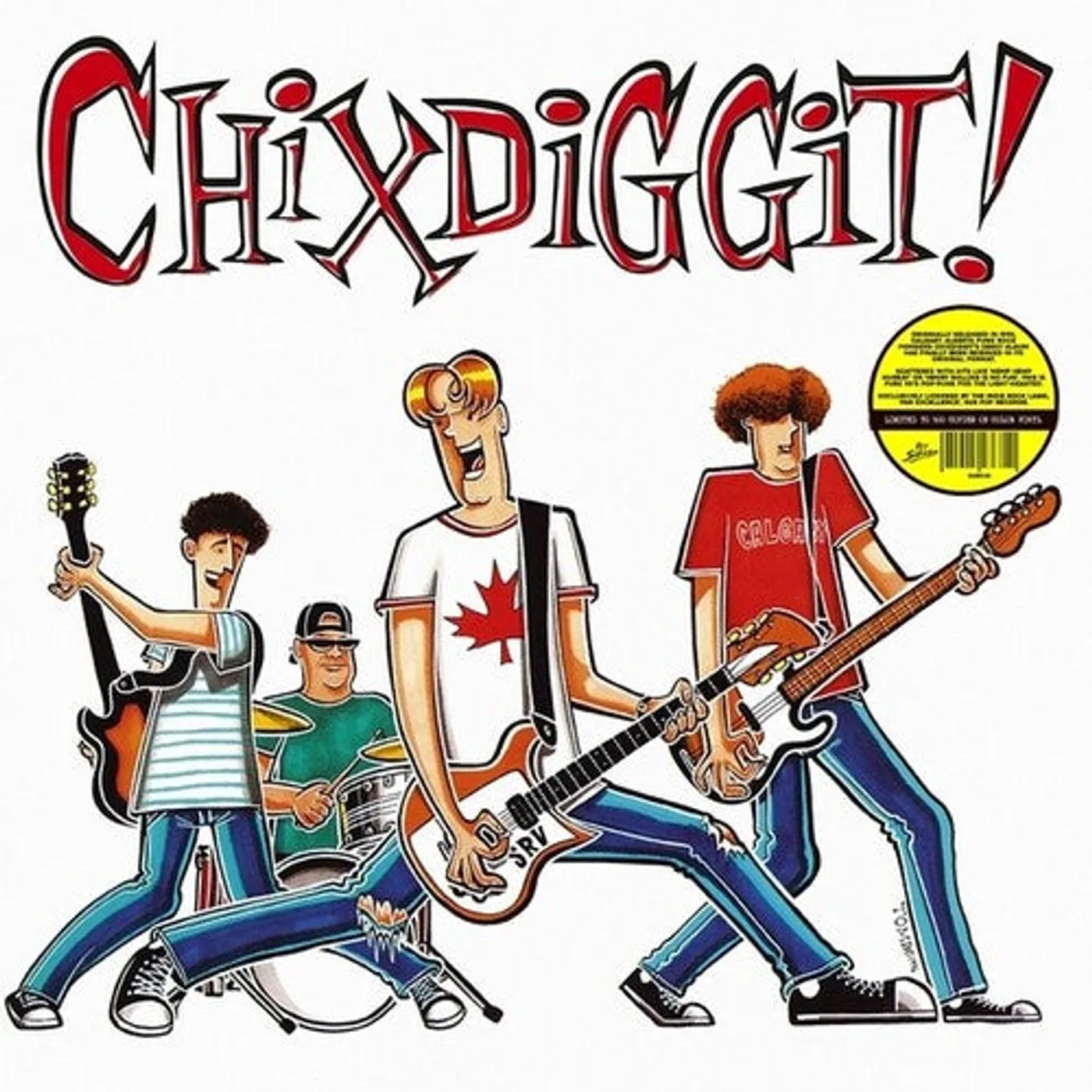 Chixdiggit! LP Vinyl - Chixdiggit (Coloured Vinyl) (Ltd)
