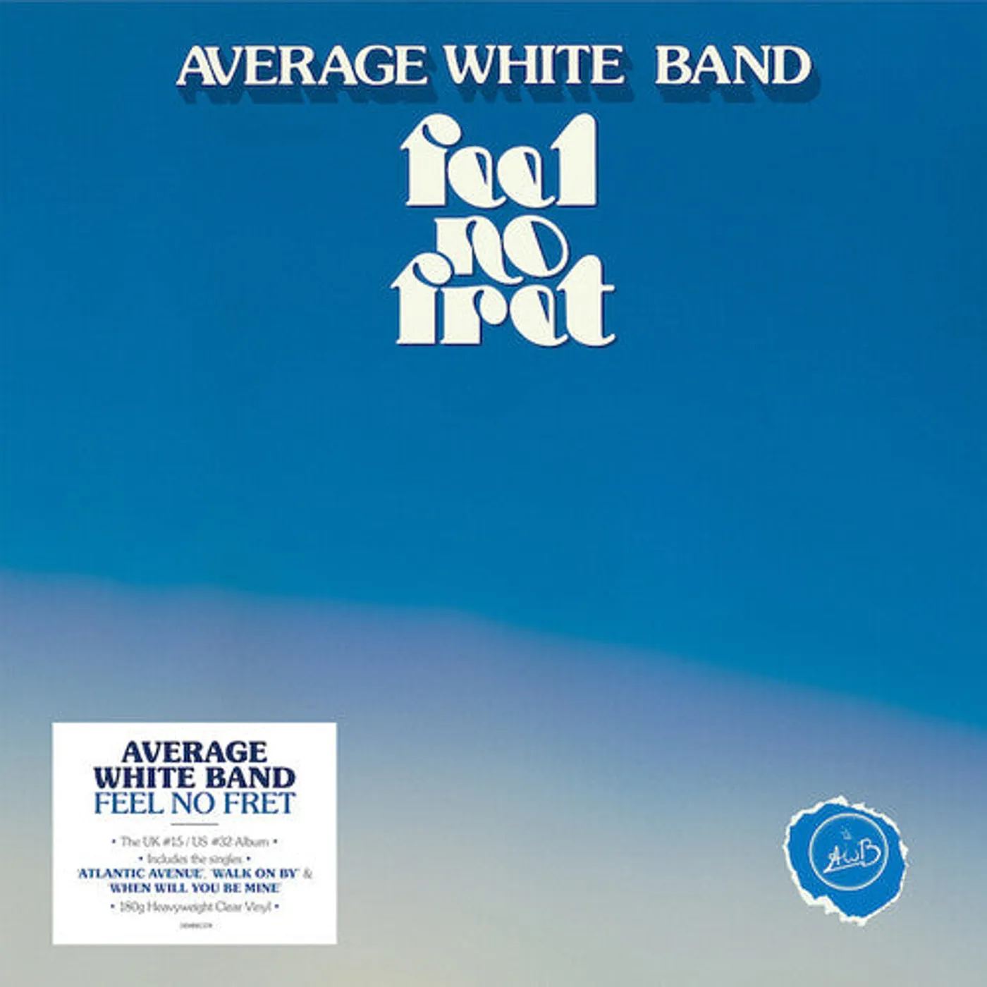 Average White Band LP Vinyl - Feel No Fret (Cvnl) (Uk)