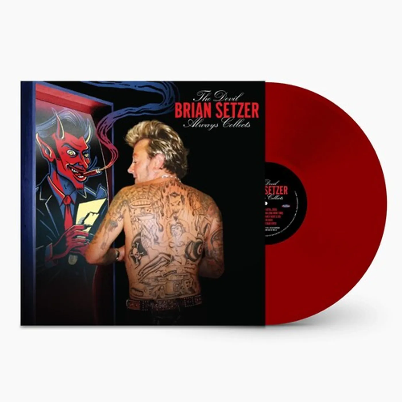 Brian Setzer LP Vinyl - Devil Always Collects