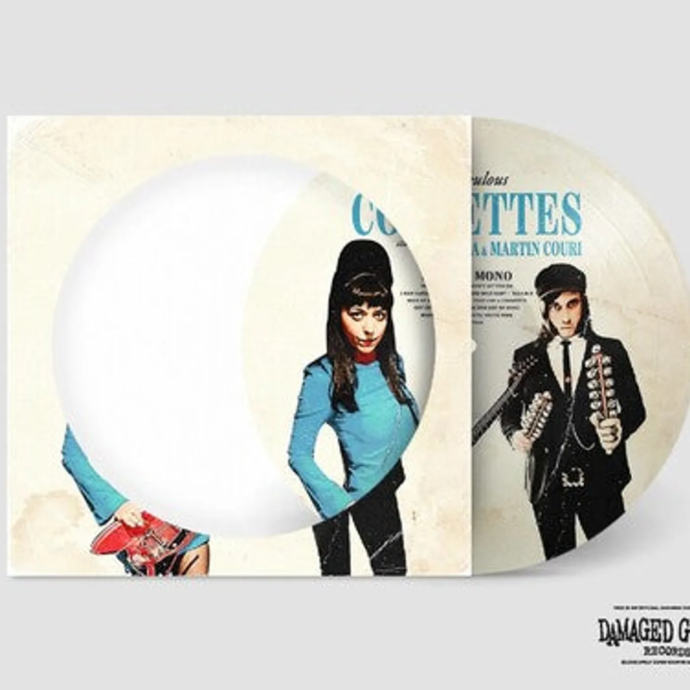 The Courettes LP Vinyl - Back In Mono (Pict)