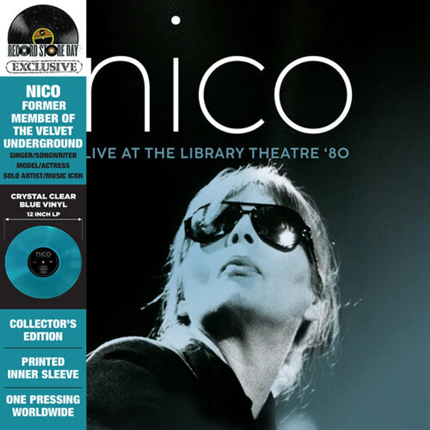 Nico LP Vinyl - Live At The Library Theatre '80