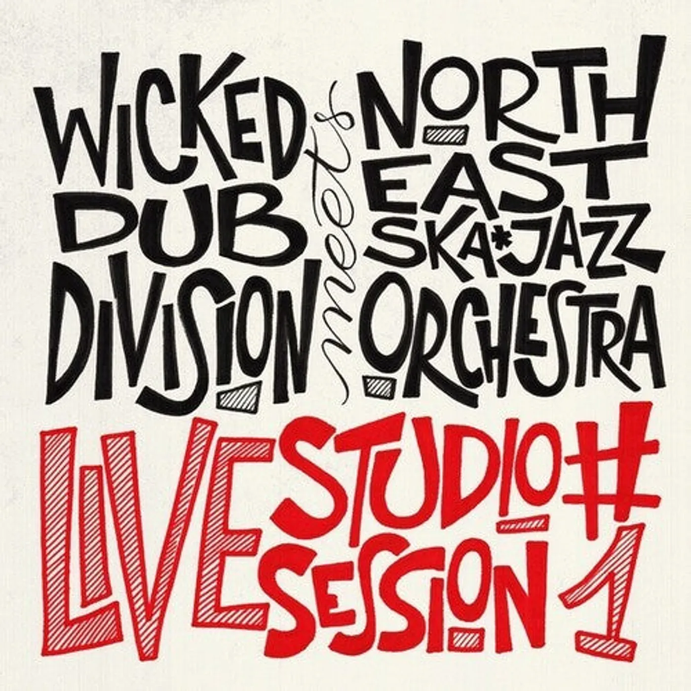 Wicked Dub Division Meets North East Ska Jazz Orc LP Vinyl - Live Studio Session 1
