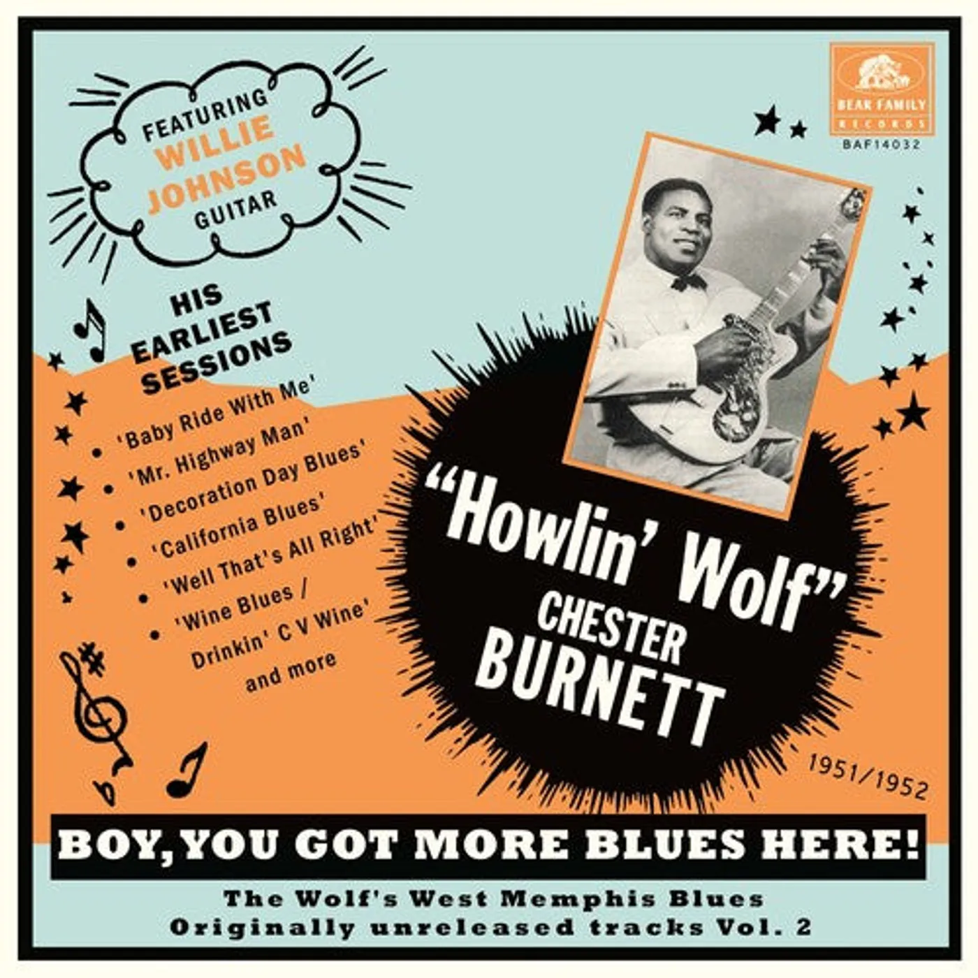 Howlin' Wolf LP Vinyl - You Got More Blues Here: The Wolf'S West Memphis