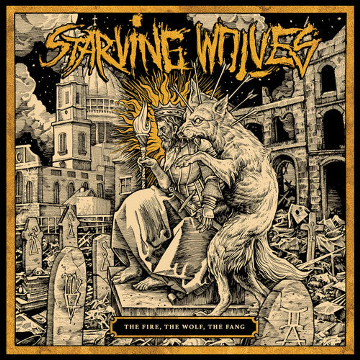 Starving Wolves LP Vinyl - Fire, The Wolf, The Fang