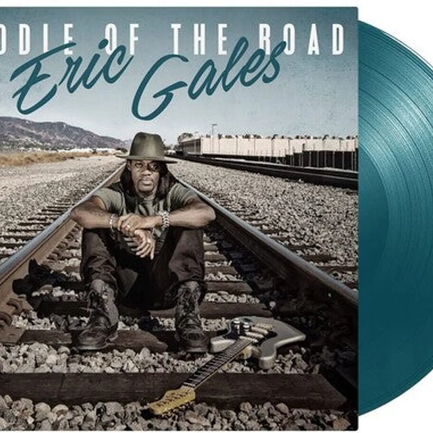 Eric Gales LP Vinyl - Middle Of The Road (Green/Blue) (Blue) (Coloured Vinyl)