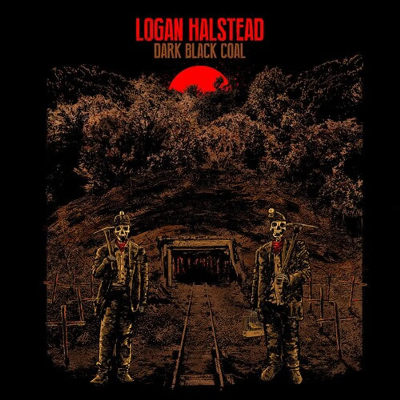 Logan Halstead LP Vinyl - Dark Black Coal