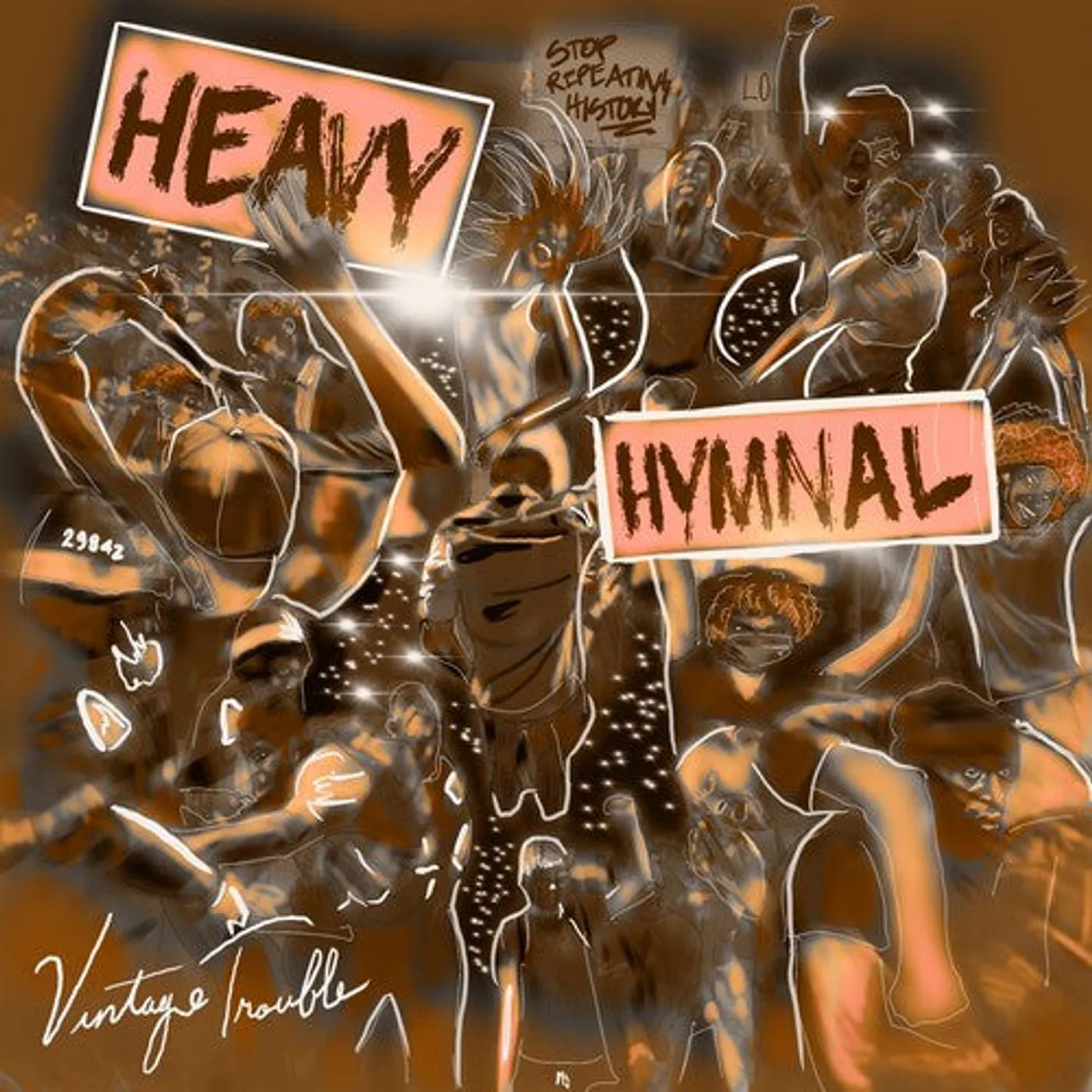 Vintage Trouble LP Vinyl - Heavy Hymnal (Coloured Vinyl) (Ofgv) (Wht)