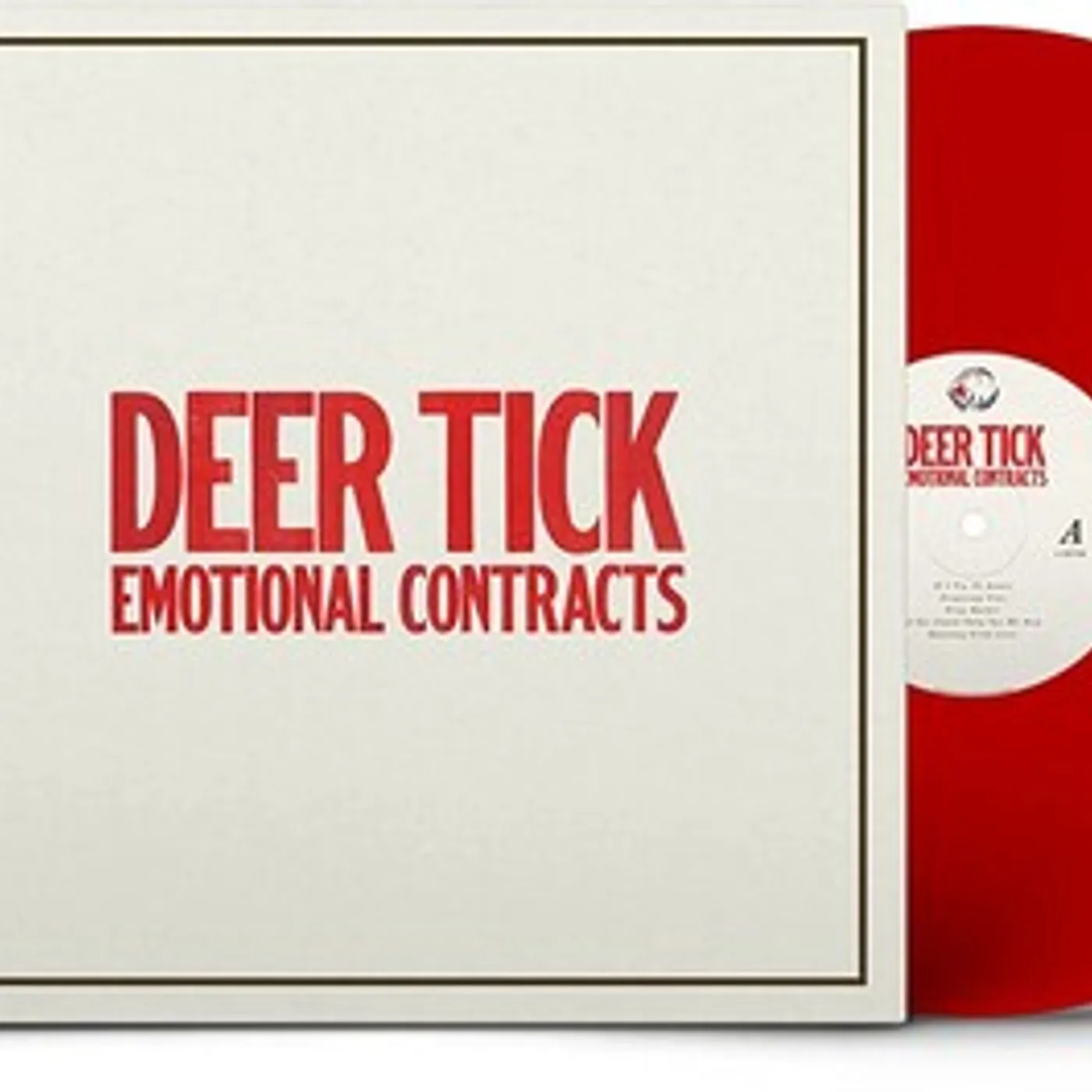 Deer Tick LP Vinyl - Emotional Contract (Coloured Vinyl) (Red)