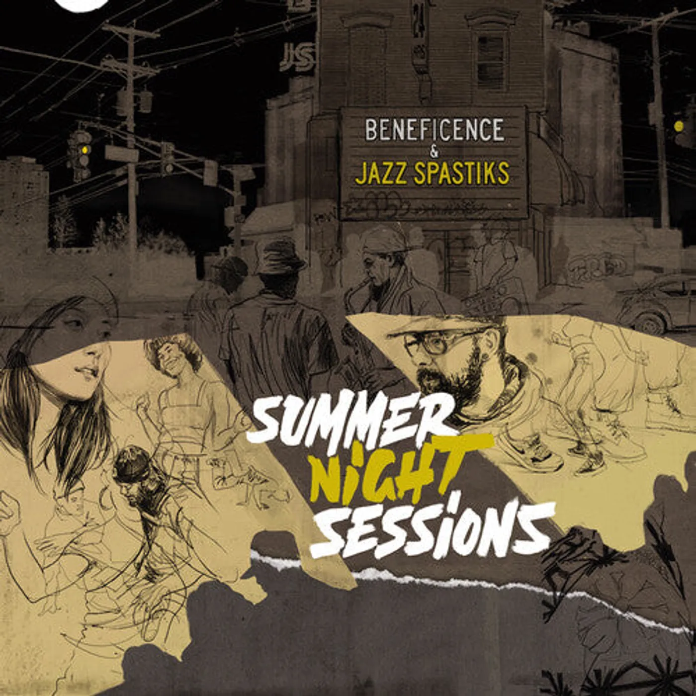 Beneficence & Jazz Spastiks LP Vinyl - Summer Night Sessions
