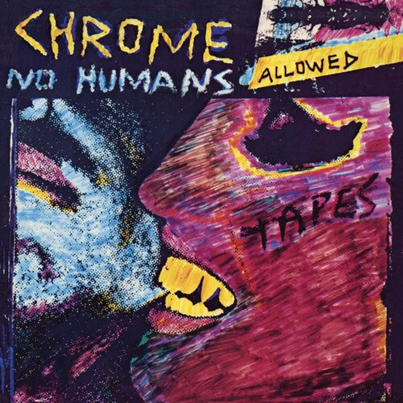 Chrome LP Vinyl - No Humans Allowed - Purple/Clear Splatter (Cvnl)