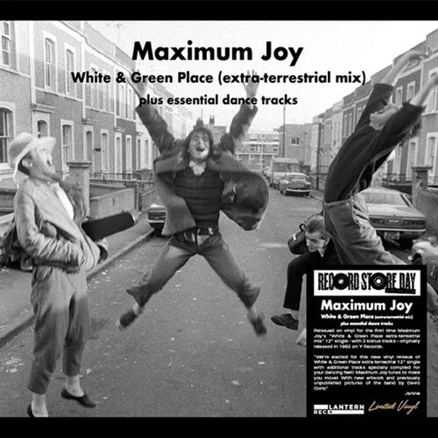 Maximum Joy LP Vinyl - White & Green Place (Extra-Terrestrial Mix) Plus