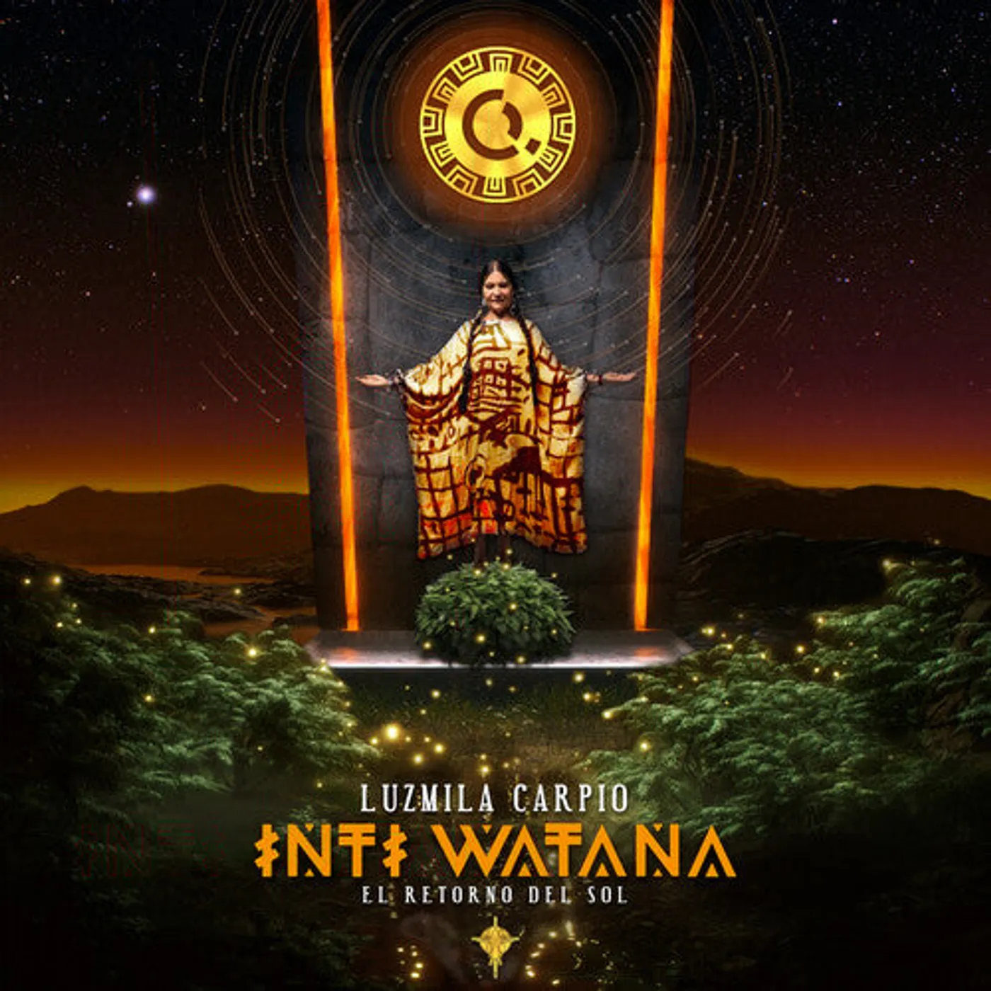 Luzmila Carpio LP Vinyl - Inti Watana - El Retorno Del Sol - Yellow (Coloured Vinyl)