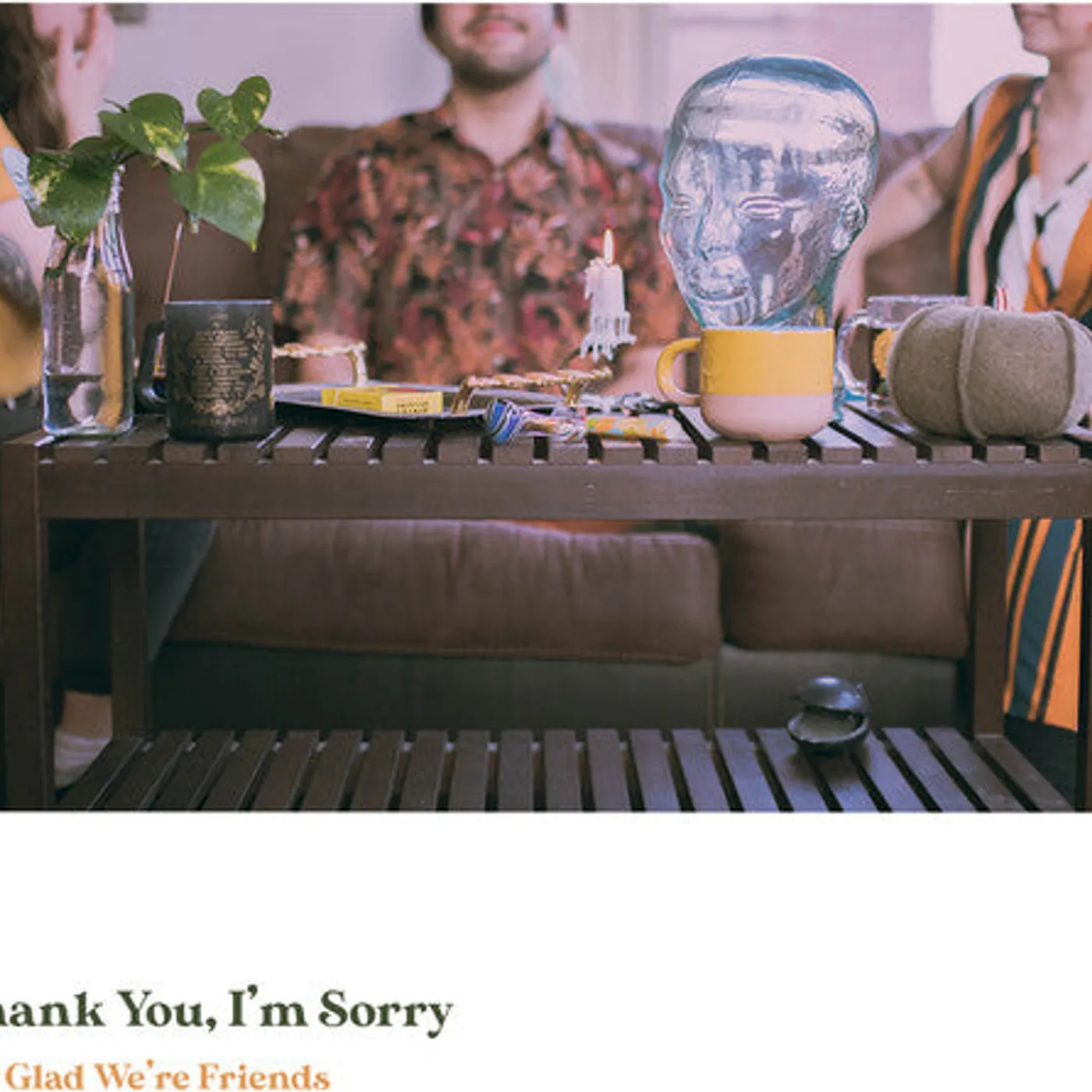 Thank You, I'm Sorry LP Vinyl - I'M Glad We'Re Friends - Olive In Gold (Coloured Vinyl)