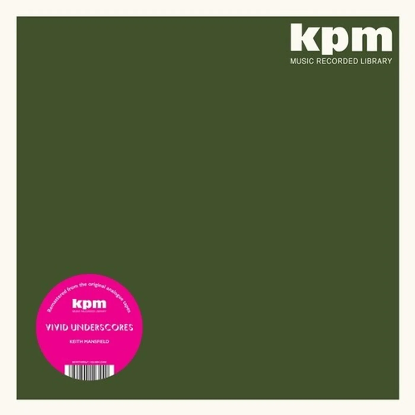 Keith Mansfield LP Vinyl - Vivid Underscores (Kpm)