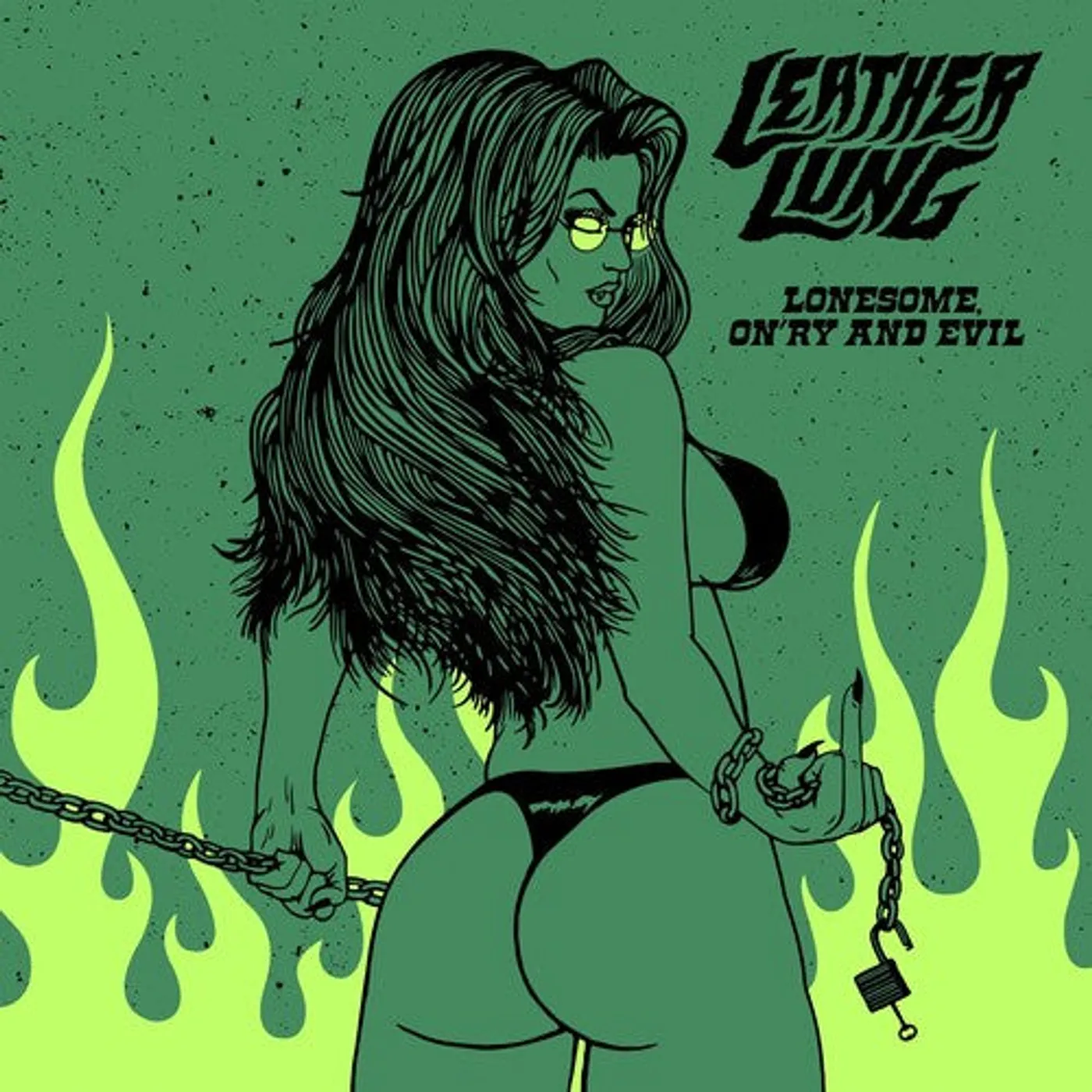 Leather Lung LP Vinyl - Lonesome On'Ry & Evil